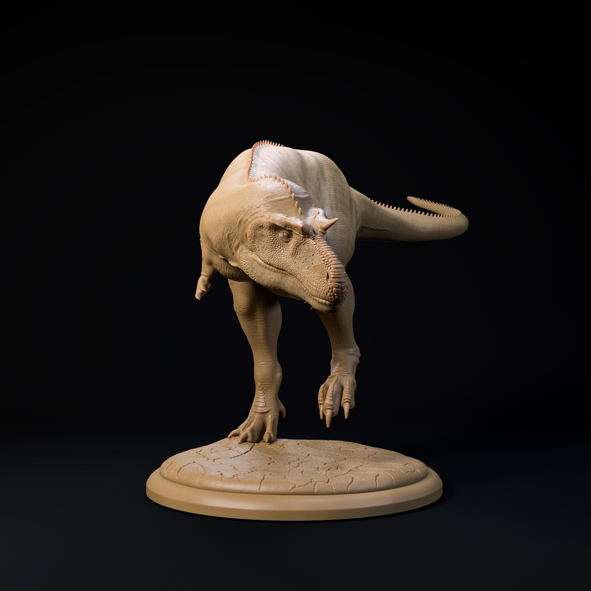 Gorgosaurus 32mm scale pre-supported dinosaur