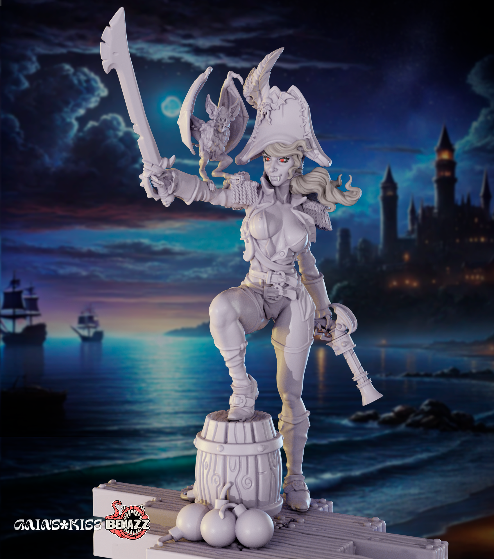 Morgana, the Admiral of the Undead Non-commercial