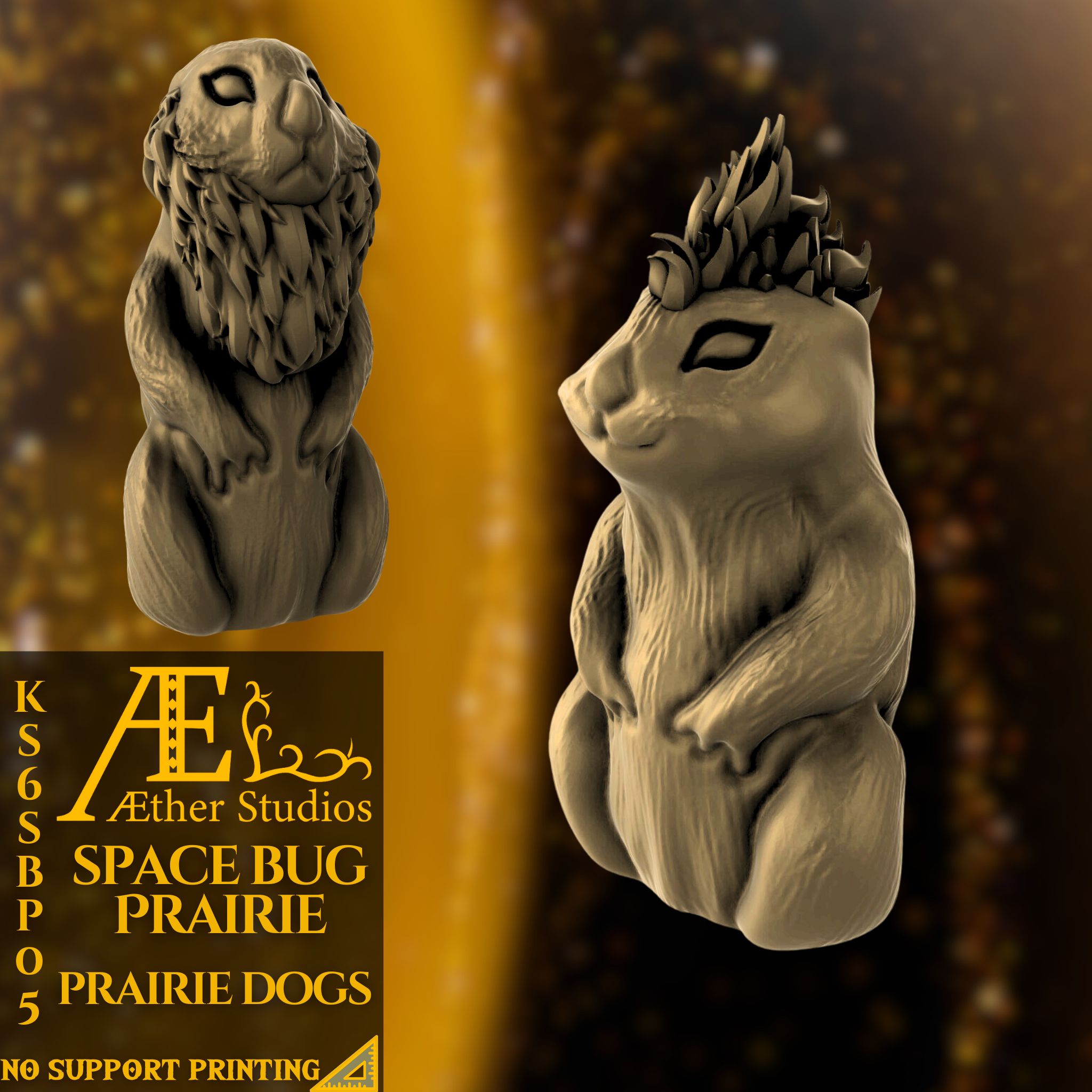 KS6SBP05 - Space Bug Prairie Dogs