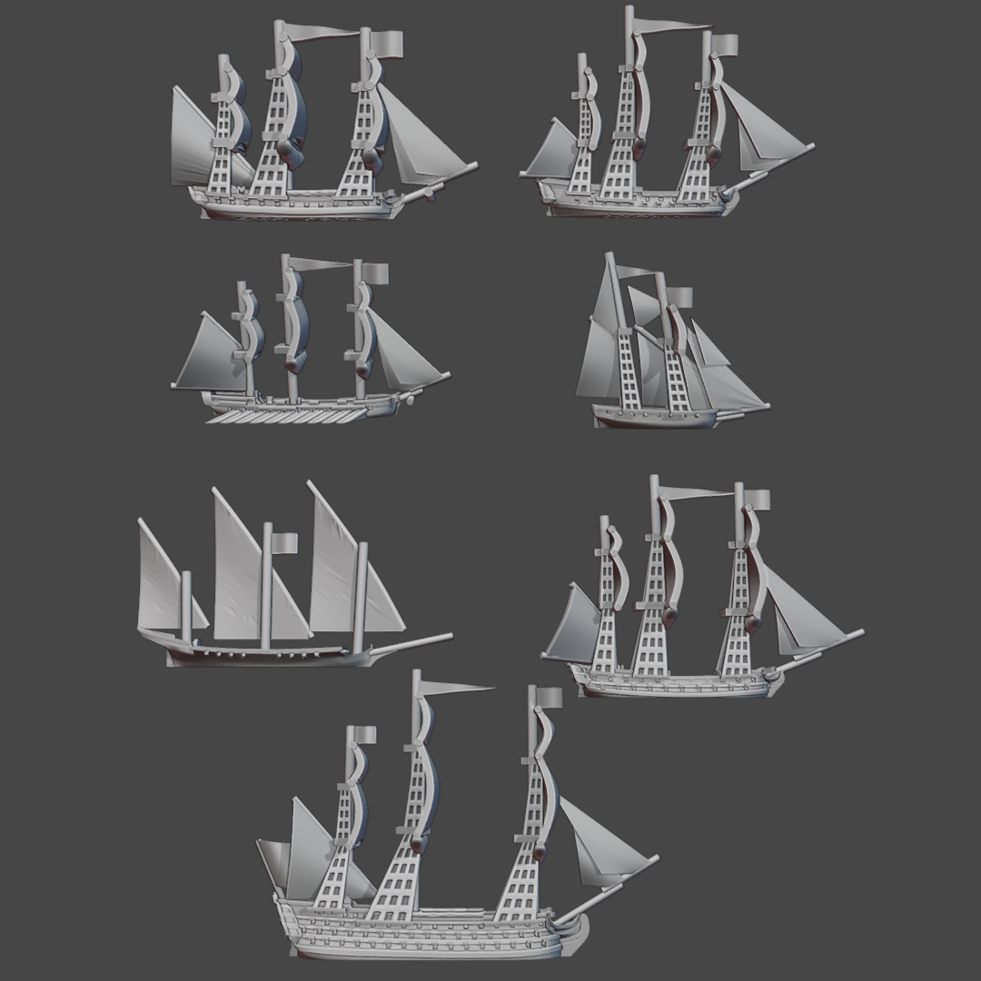 1/2400 Napoleonic Fleet Set 3 2400-NAP-3