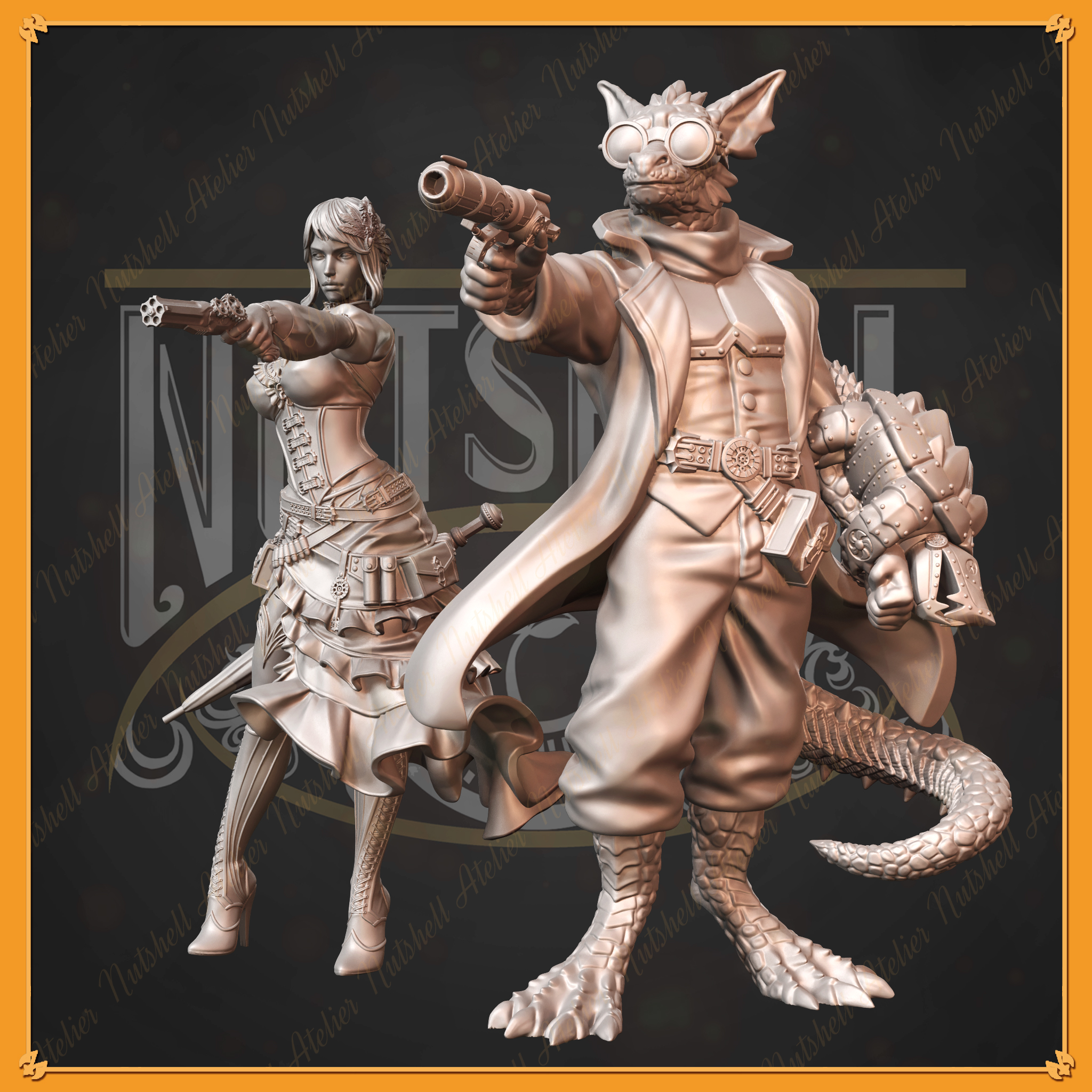 Nutshell Atelier - Kobold and girl