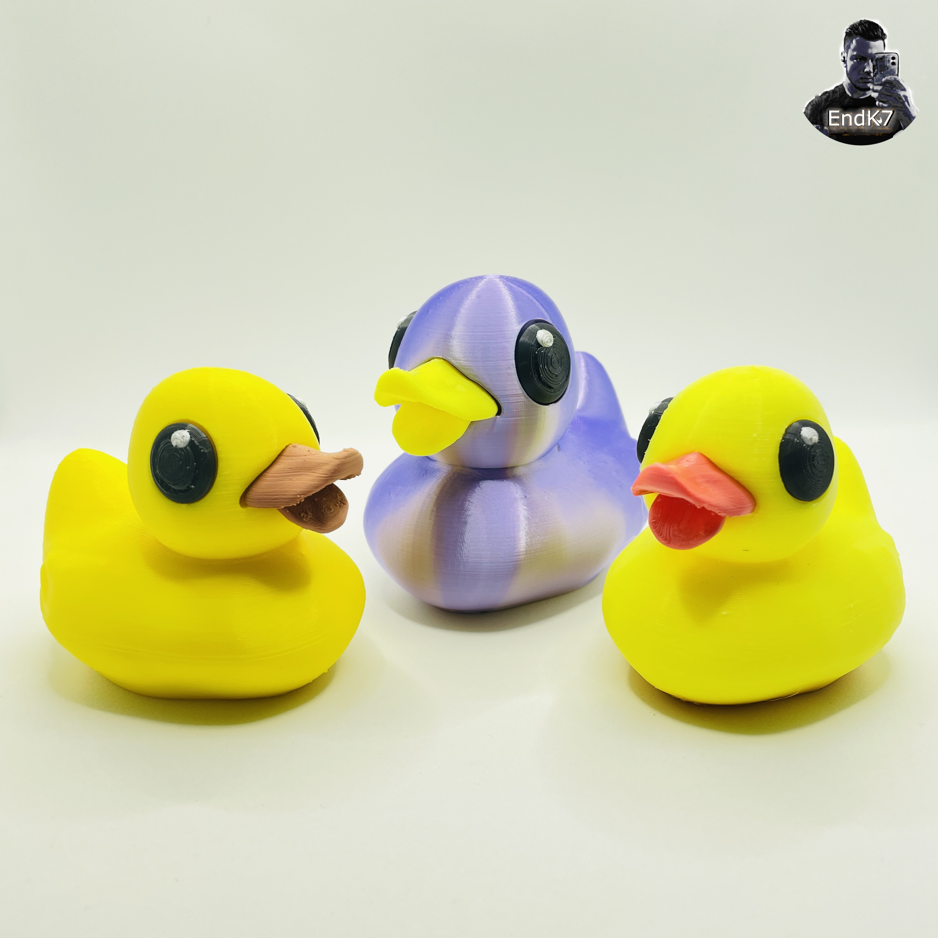 Rubber Duck - Bottle Opener & Figurine - movable beak - separated Parts