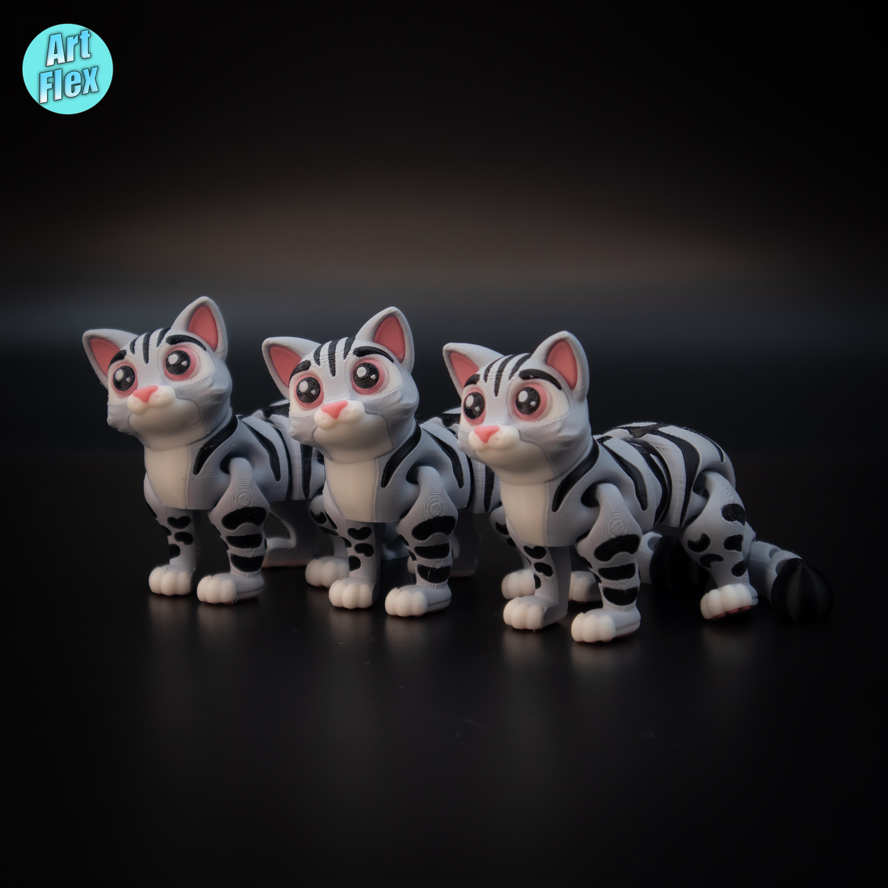 Flexi Cat STL and 3MF