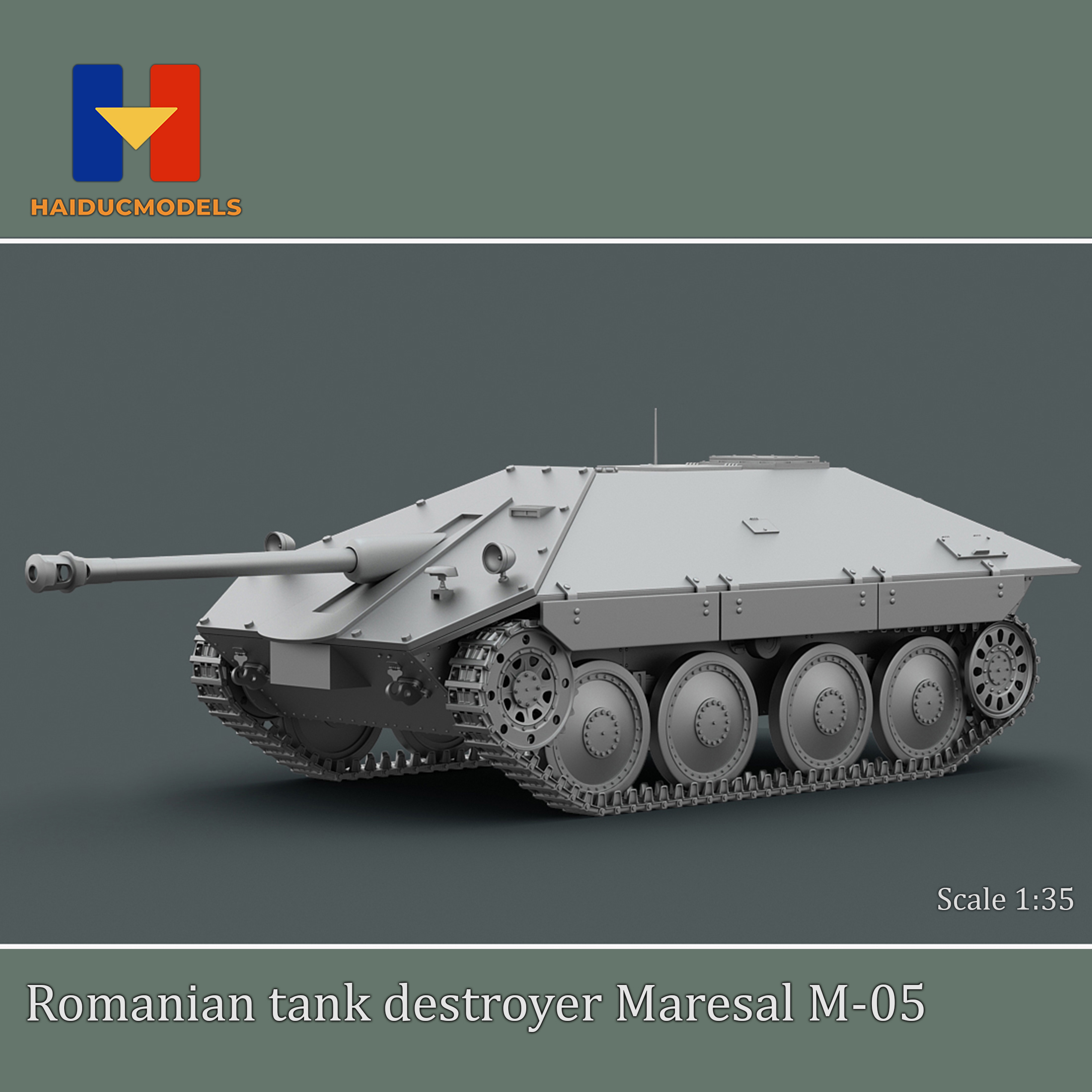Romanian tank destroyer Maresal M05 in 1:35 scale