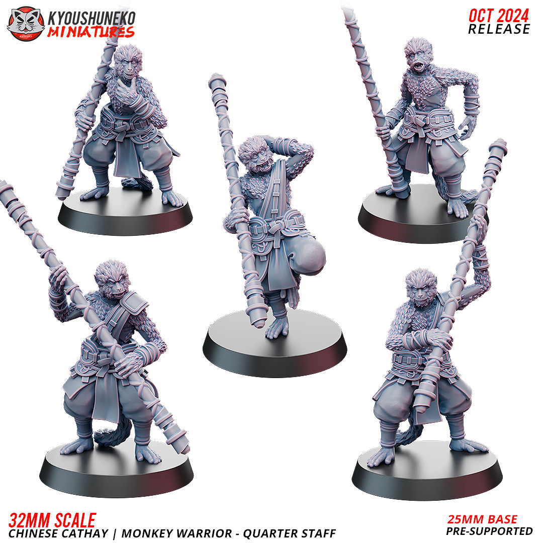Monkey Warrior - Quarter Staff | Chinese Cathay