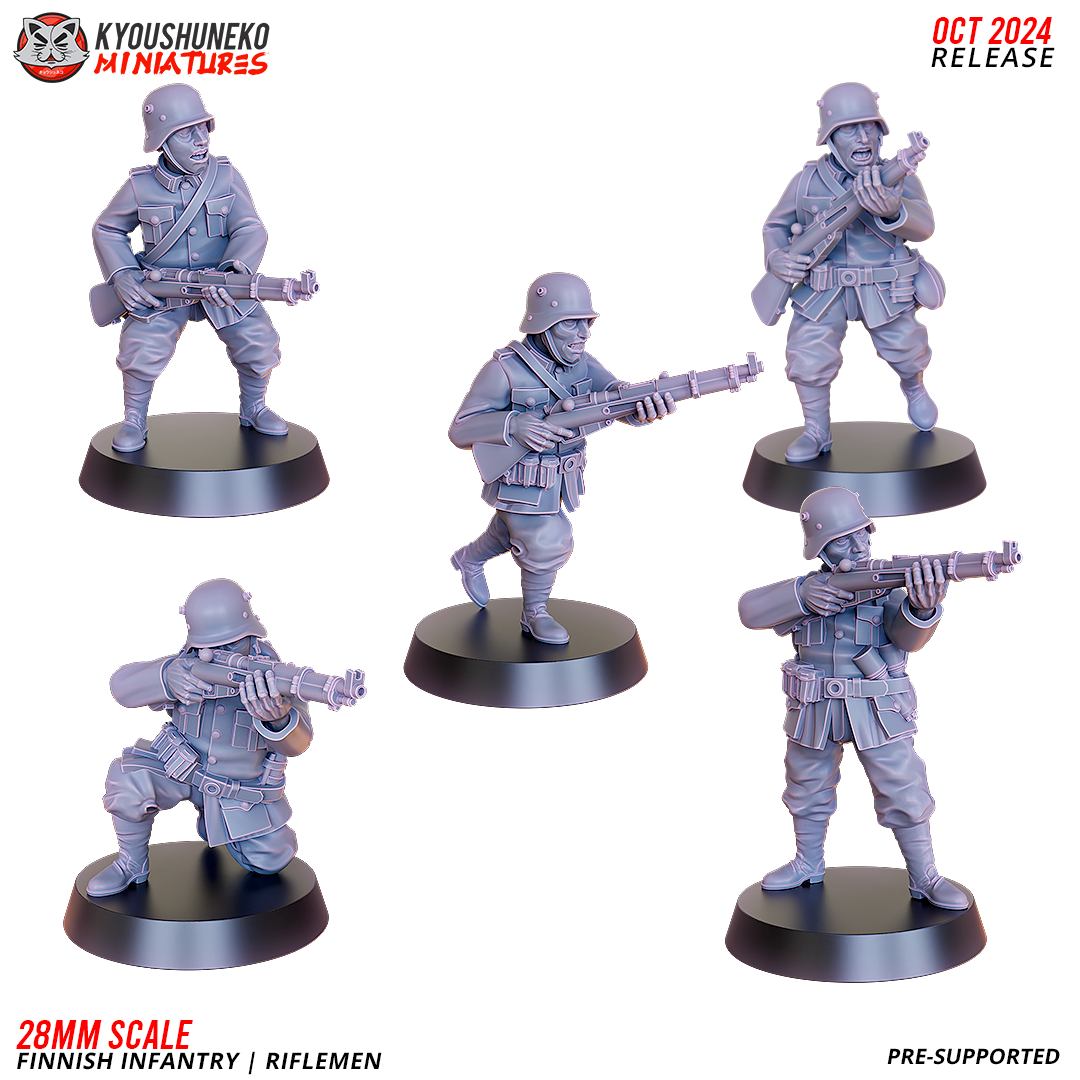 Riflemen - Finnish Infantry ww2