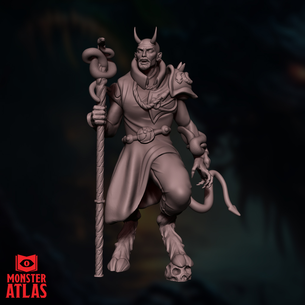 Dispater | Lord of Dis | DnD 5e STL Miniature | 32mm Resin