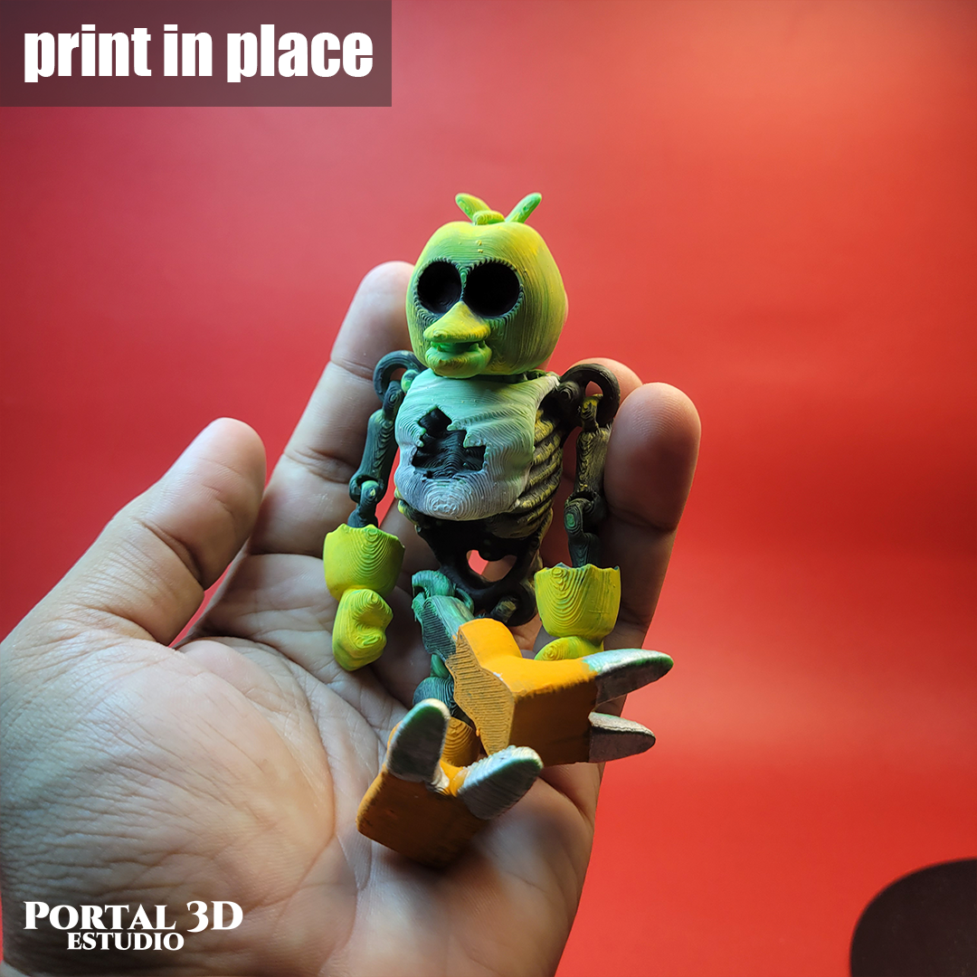 SKULL CHICA / PRINT-IN-PLACE WITHOUT SUPPORT
