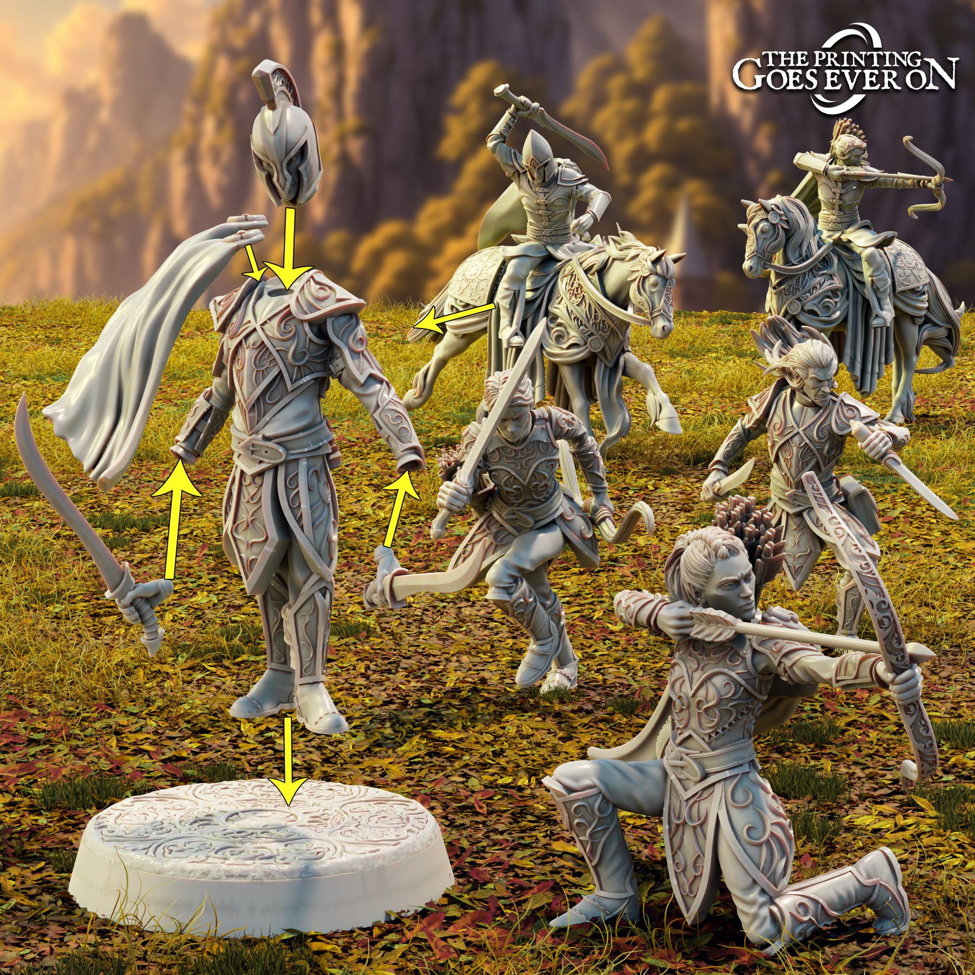 Modular Elven Marines - Presupported