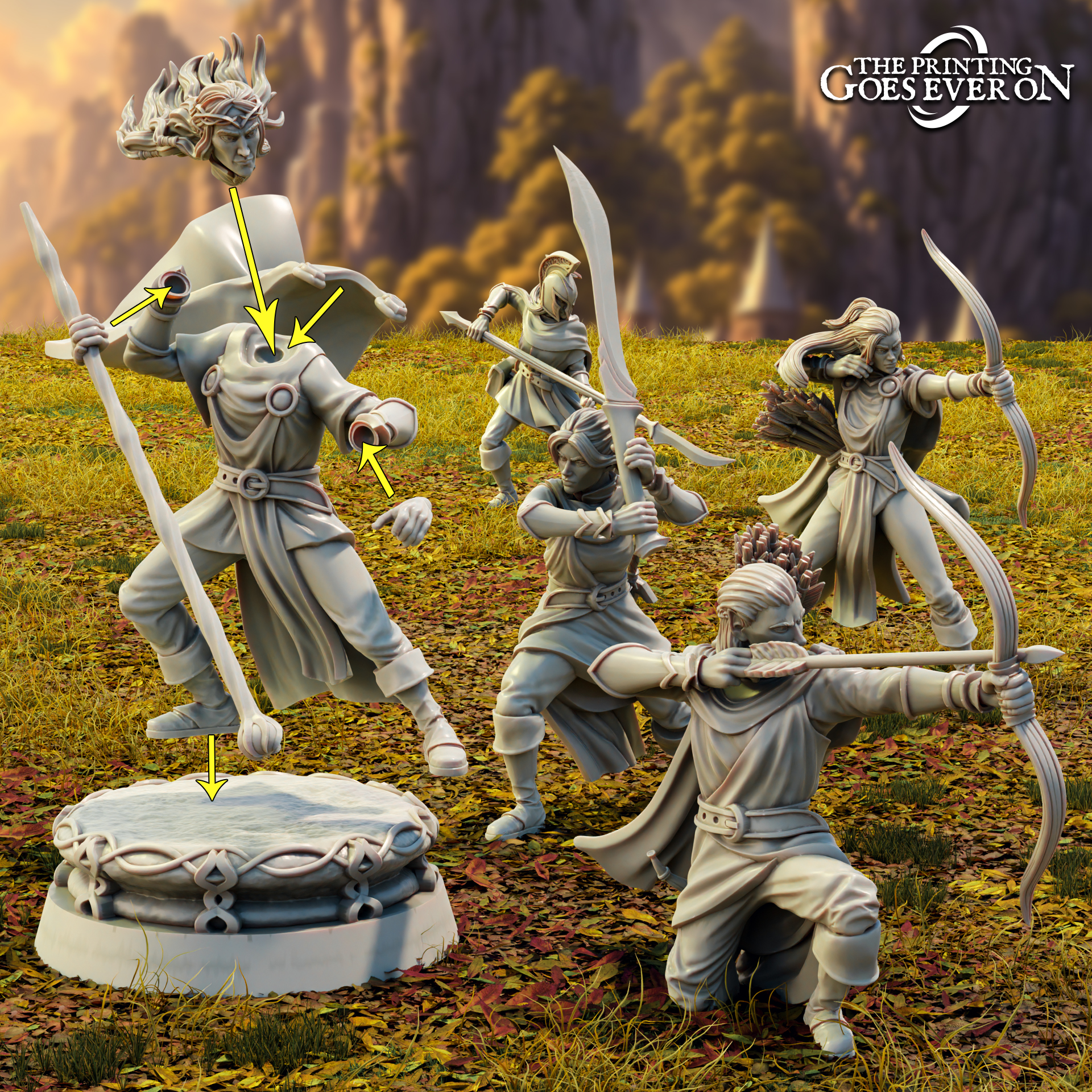 Modular Wood Elves - Presupported