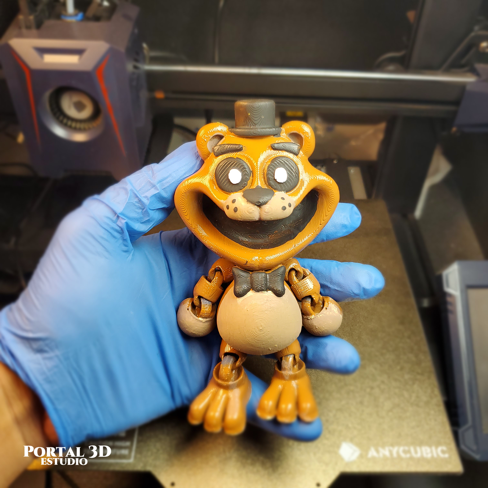 Freddy smiling // PRINT-IN-PLACE WITHOUT SUPPORT