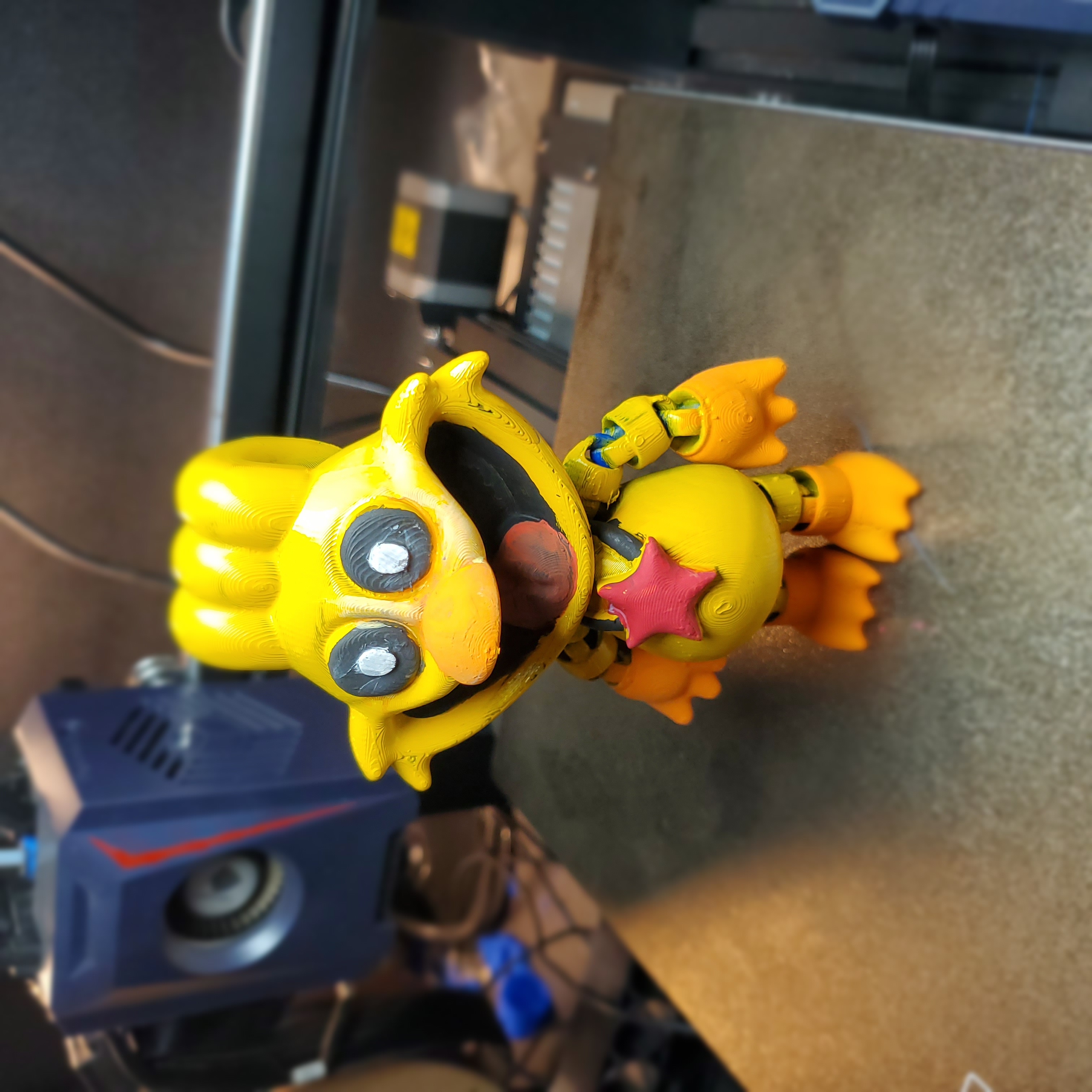 Chicken smiling // PRINT-IN-PLACE WITHOUT SUPPORT