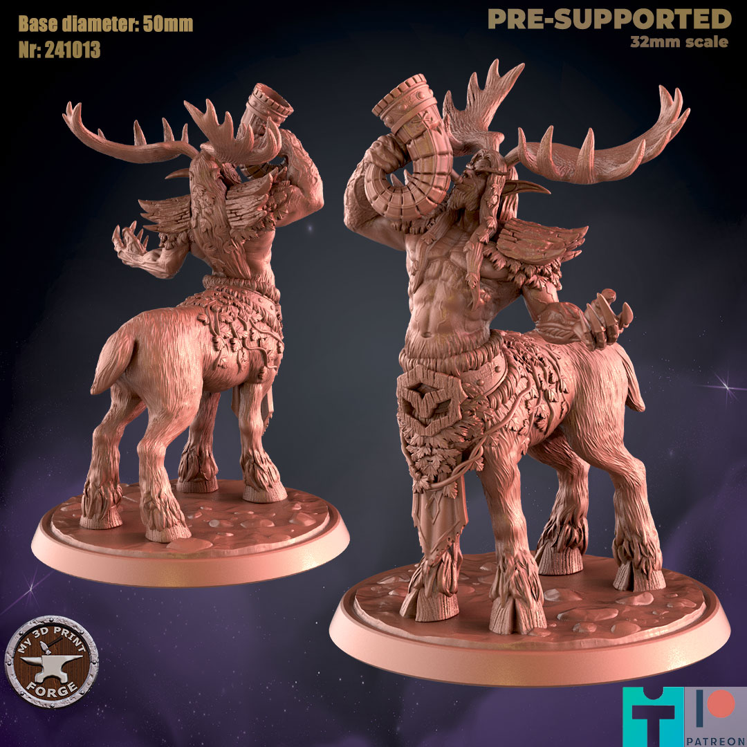 Centaurion with horn