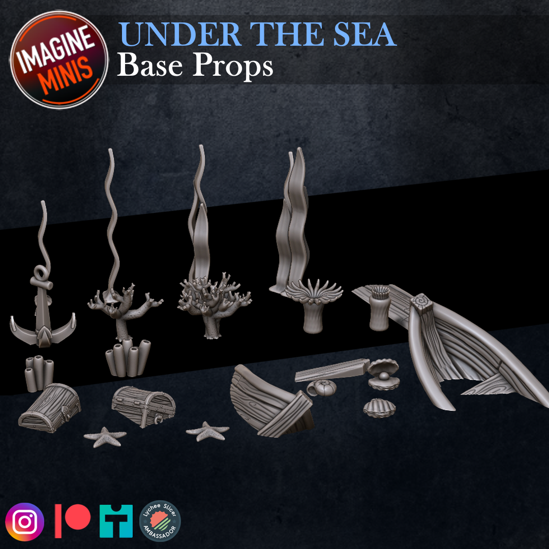 Under The Sea - Base Props