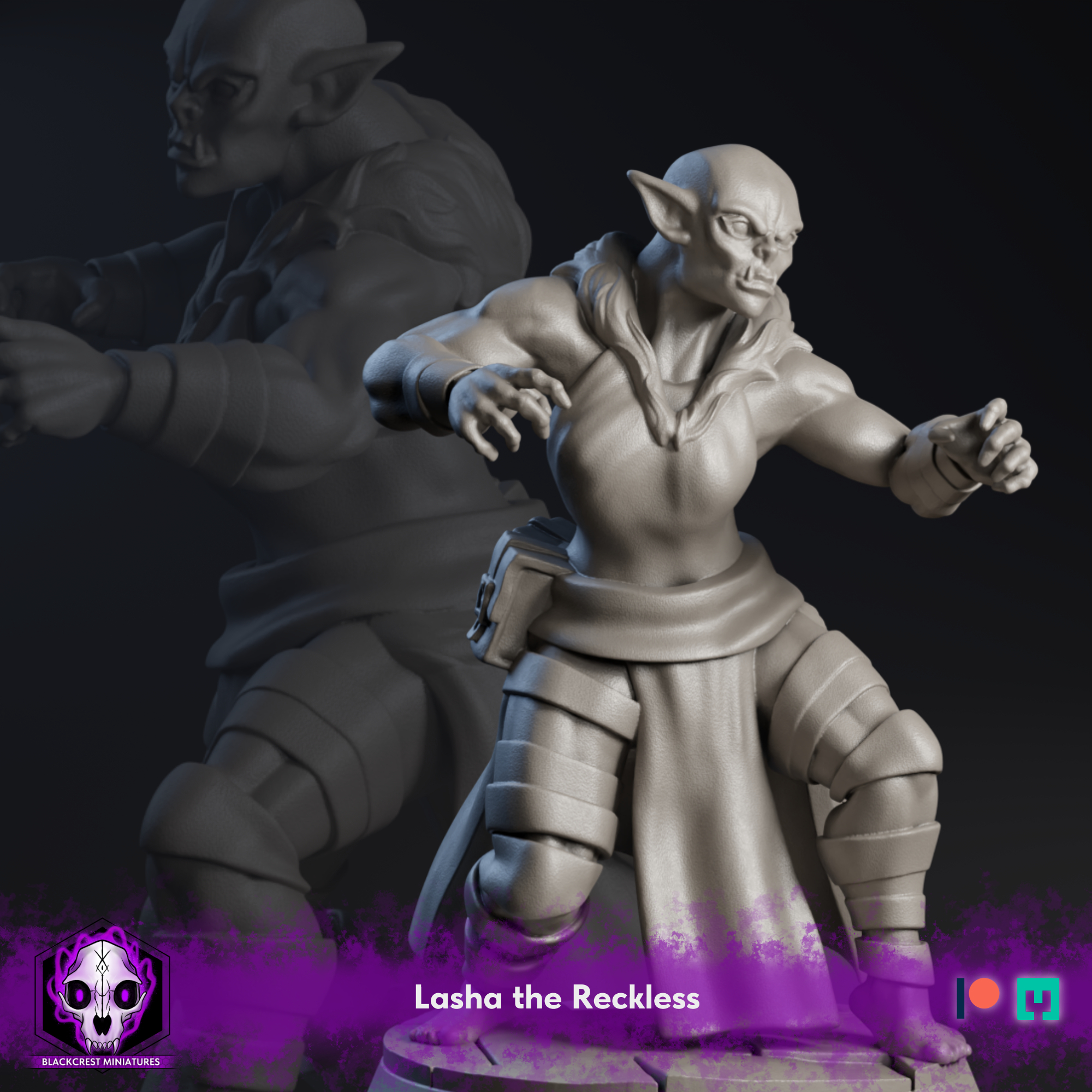 Caelitum Adventurers - Lasha the Reckless (Unsupported)