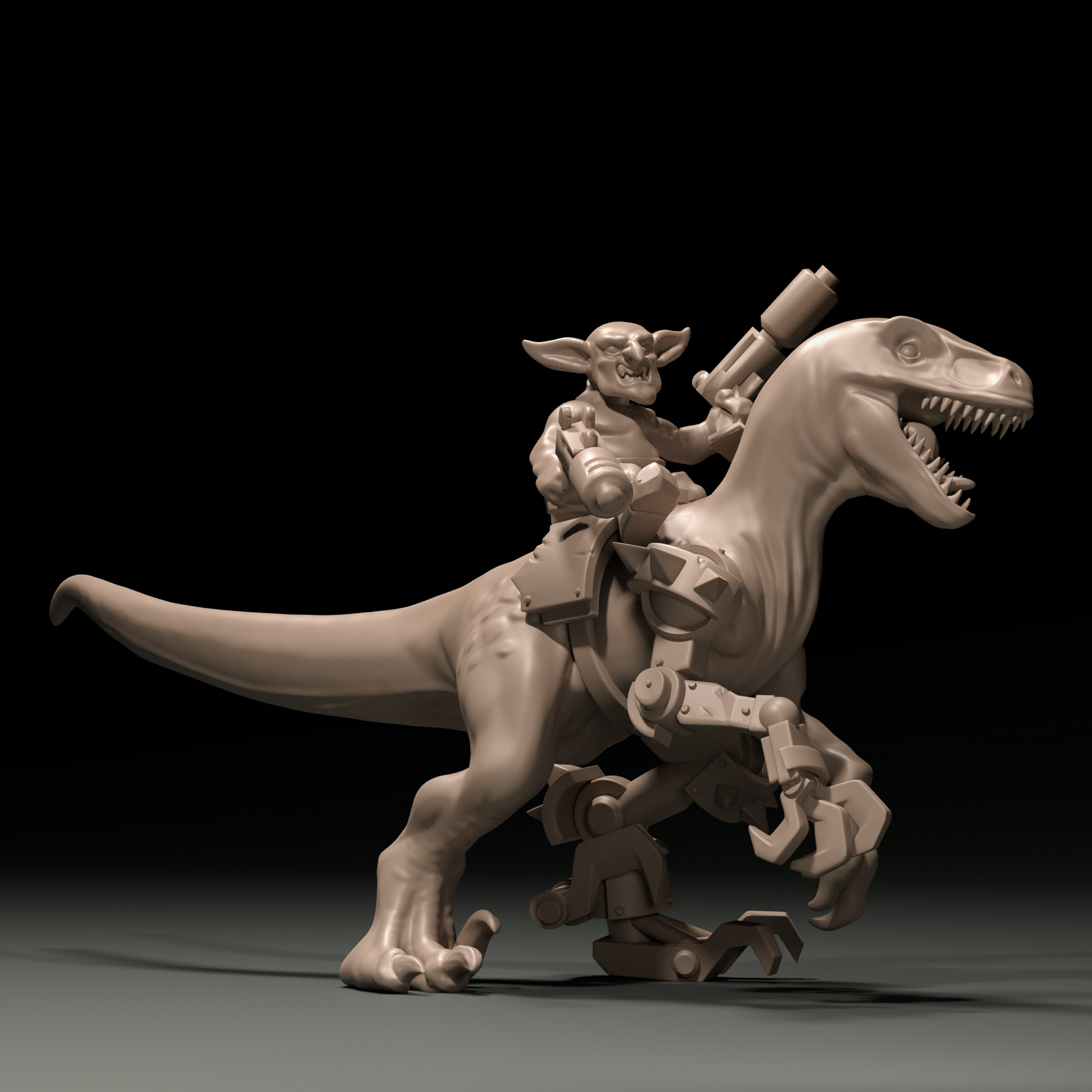 cyborg raptor mount