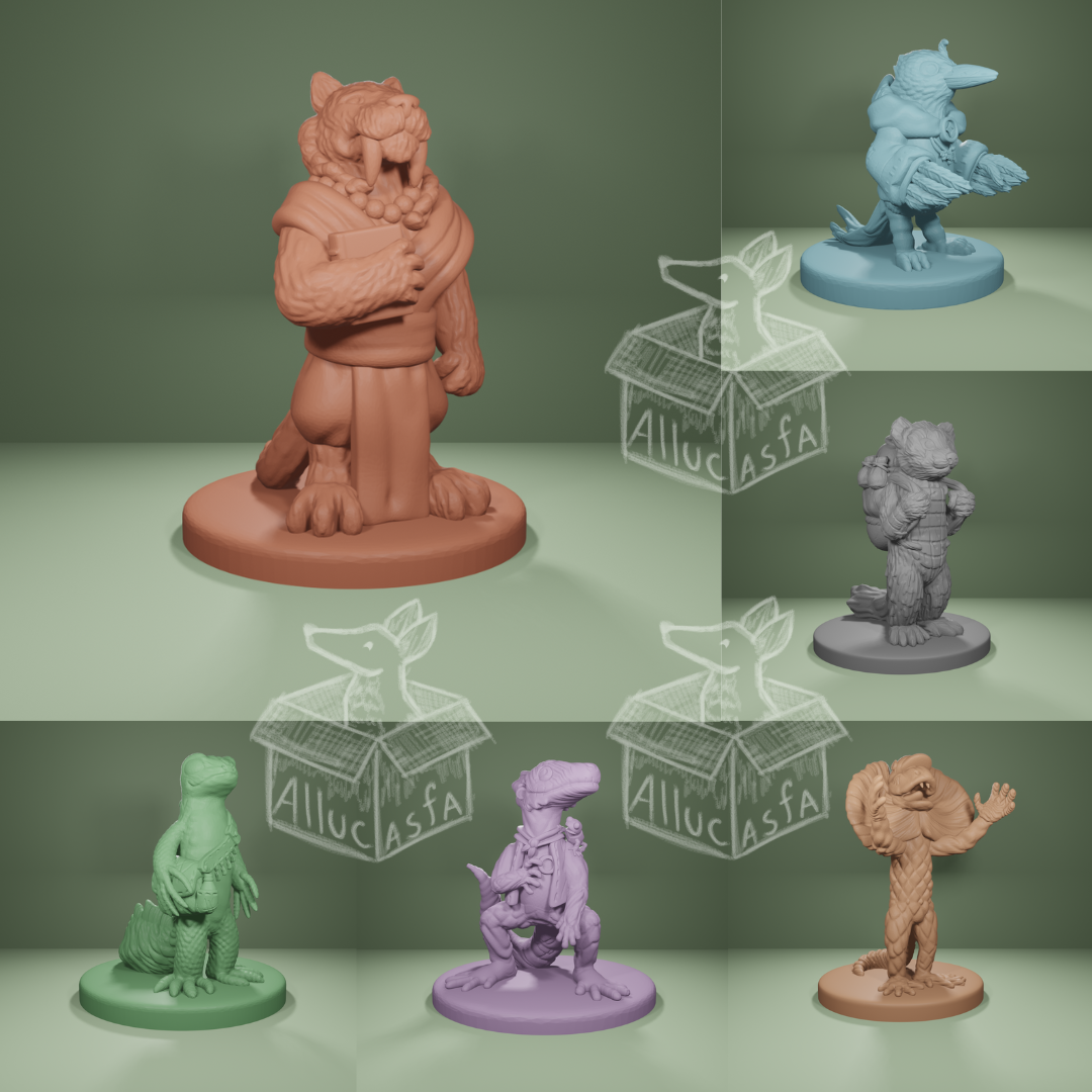 Lands of Galzyr - 3d miniatures