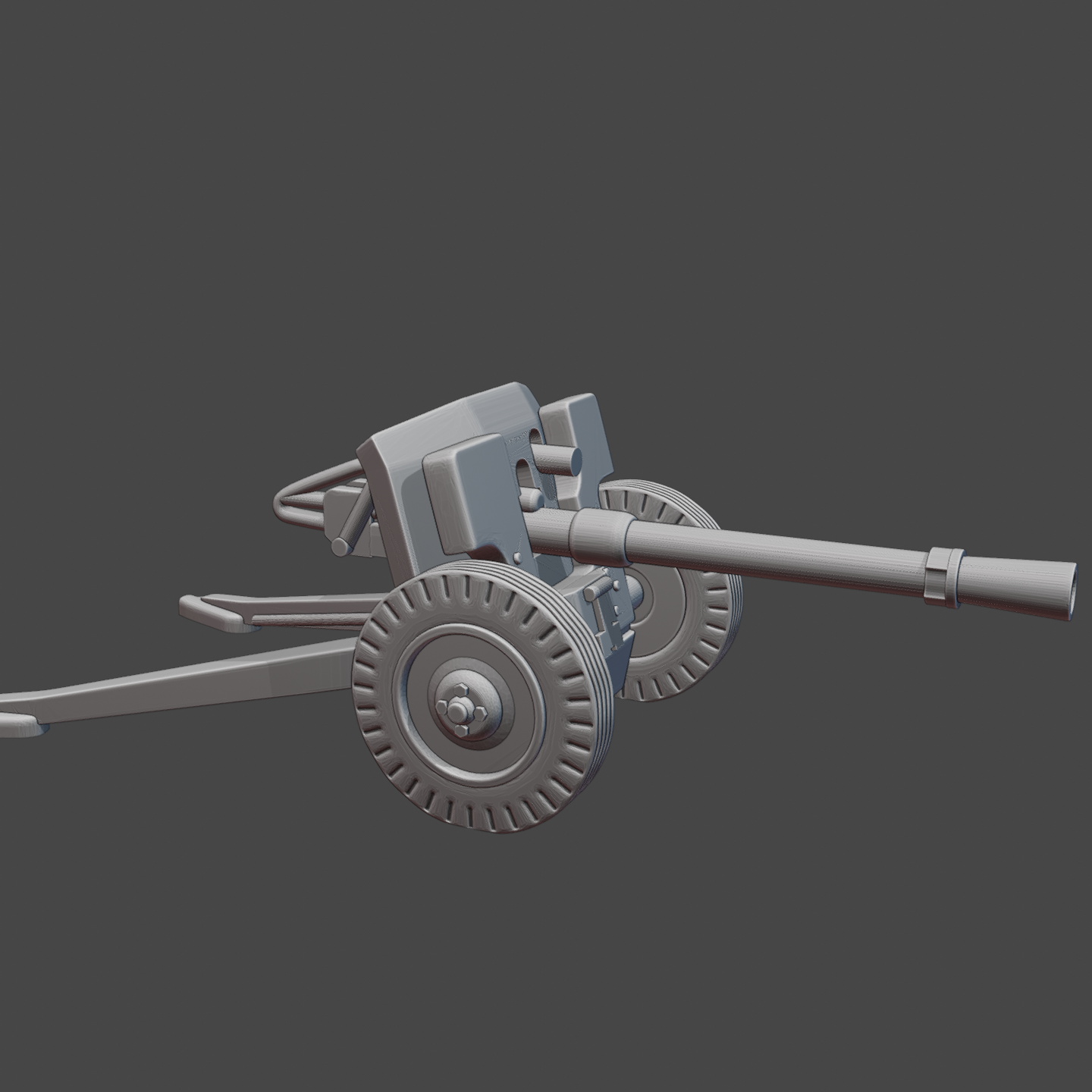 French WW2 Hotchkiss 25mm SA 34 AT Gun WWII-AR-FR-3