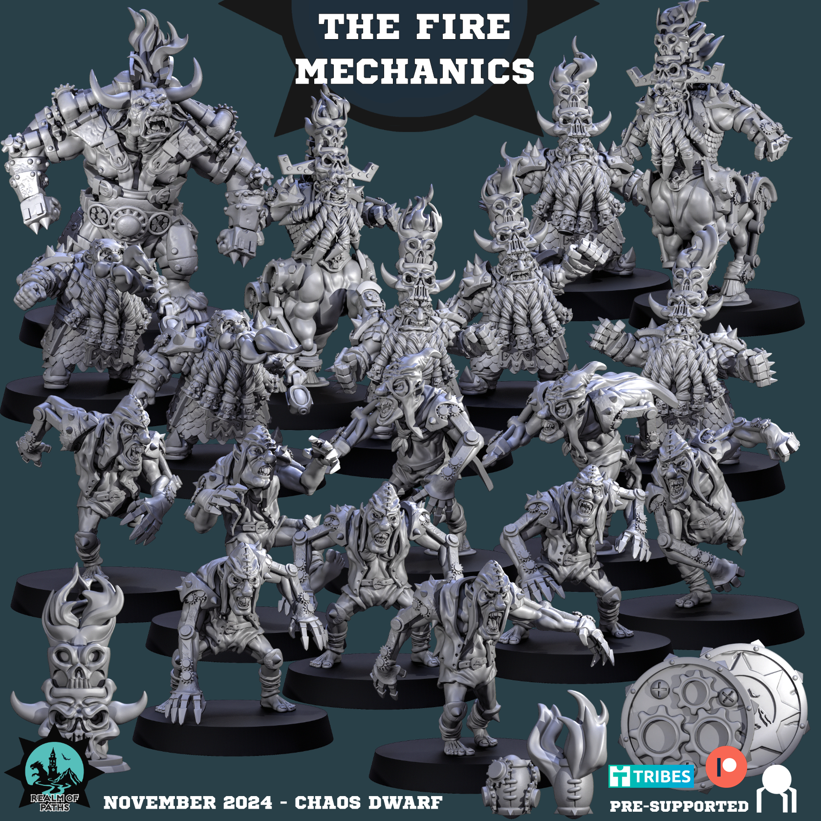 CHAOS DWARF - The Fire Mechanics - Fantasy Football