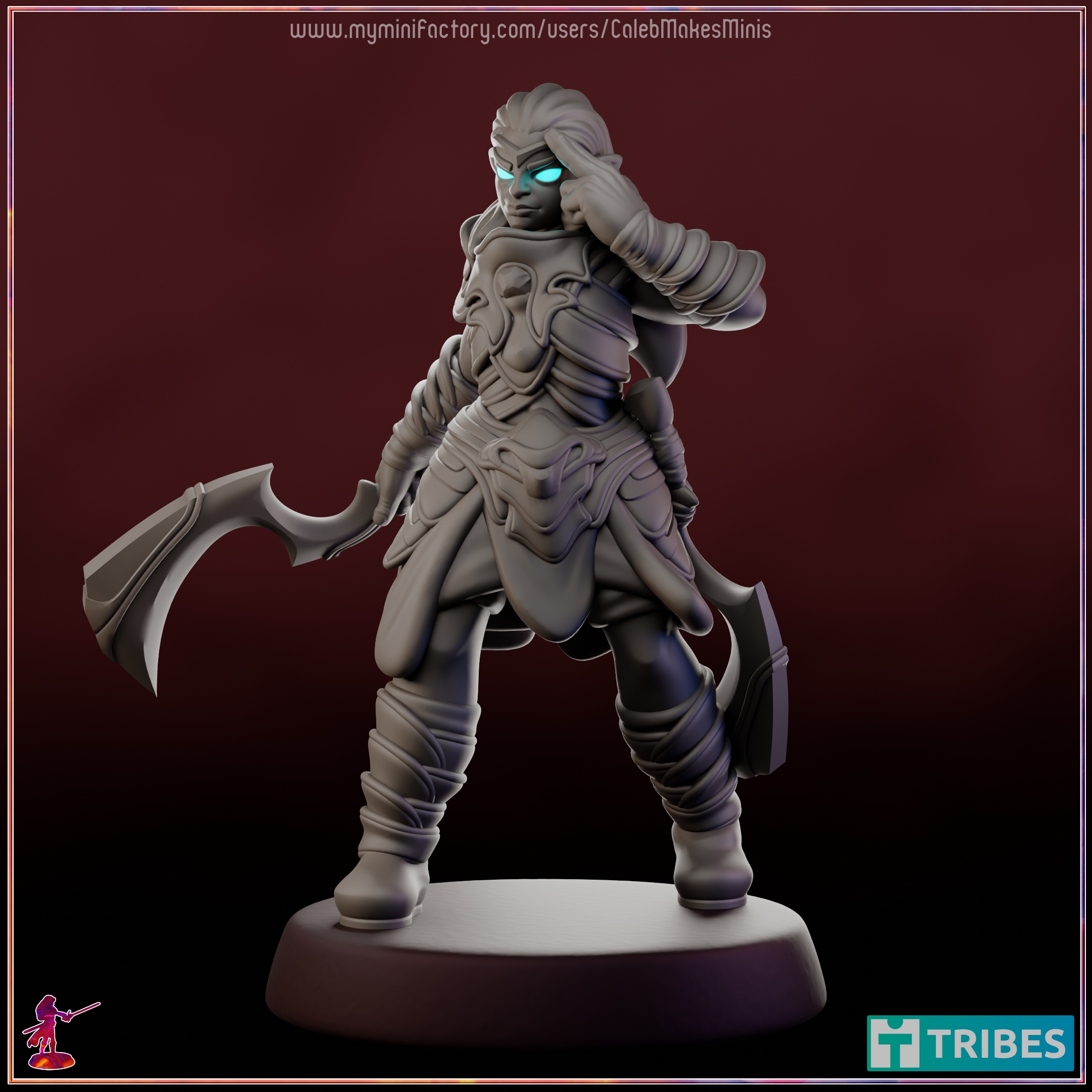 "Naemenor Vaelint" - Elf Fighter (Psi Warrior) [PRE-SUPPORTED] | Warriors Series