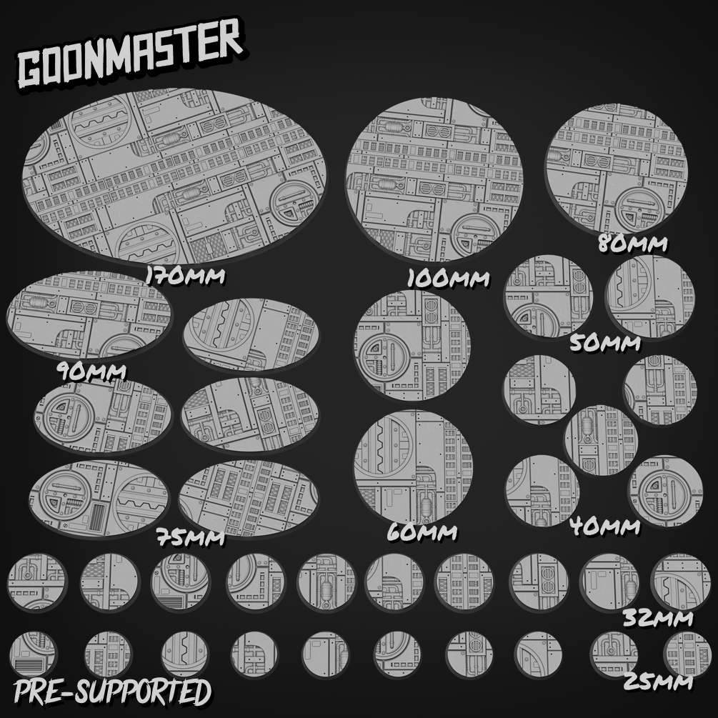 Industrial Sci Fi Floor Base Set