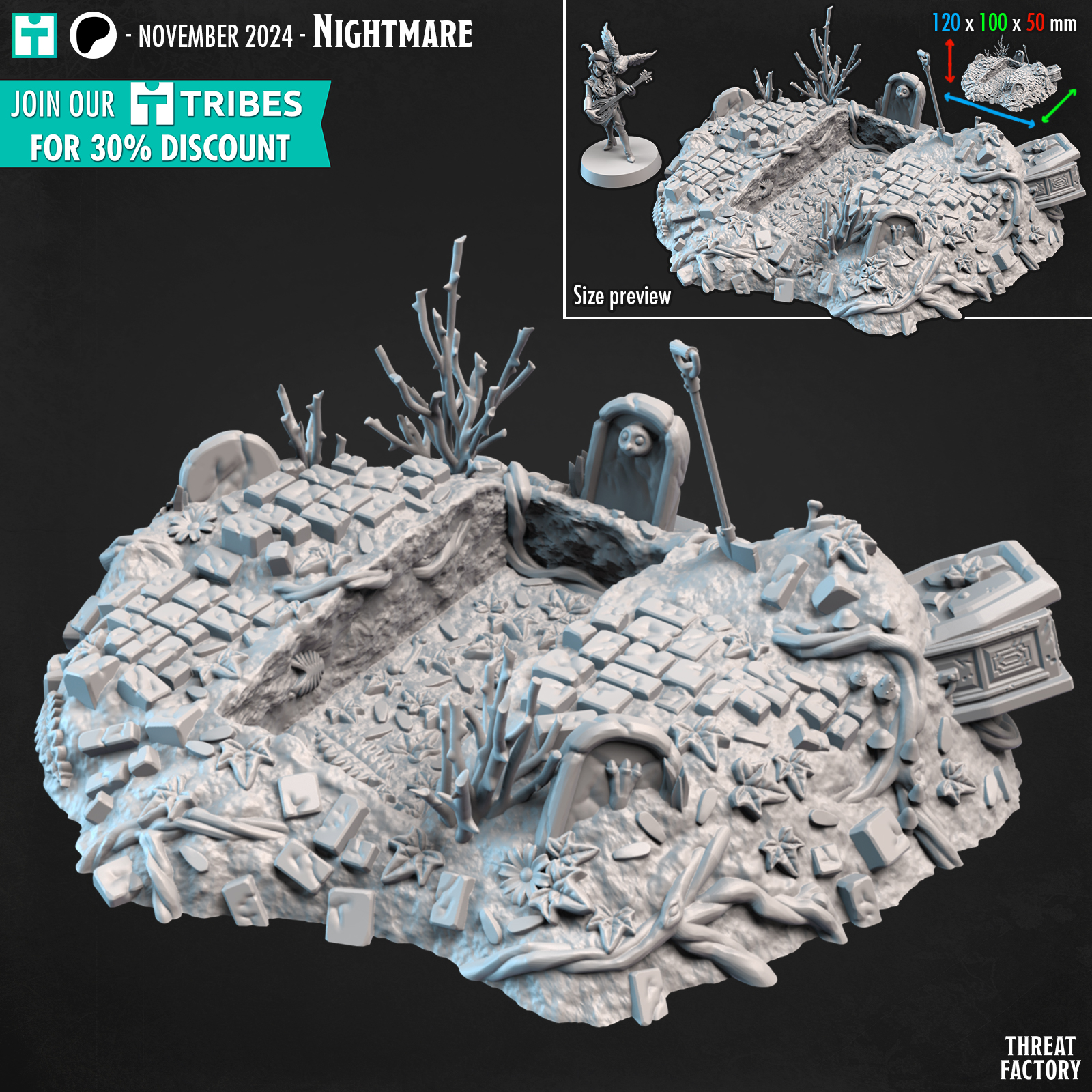Tombstones terrain