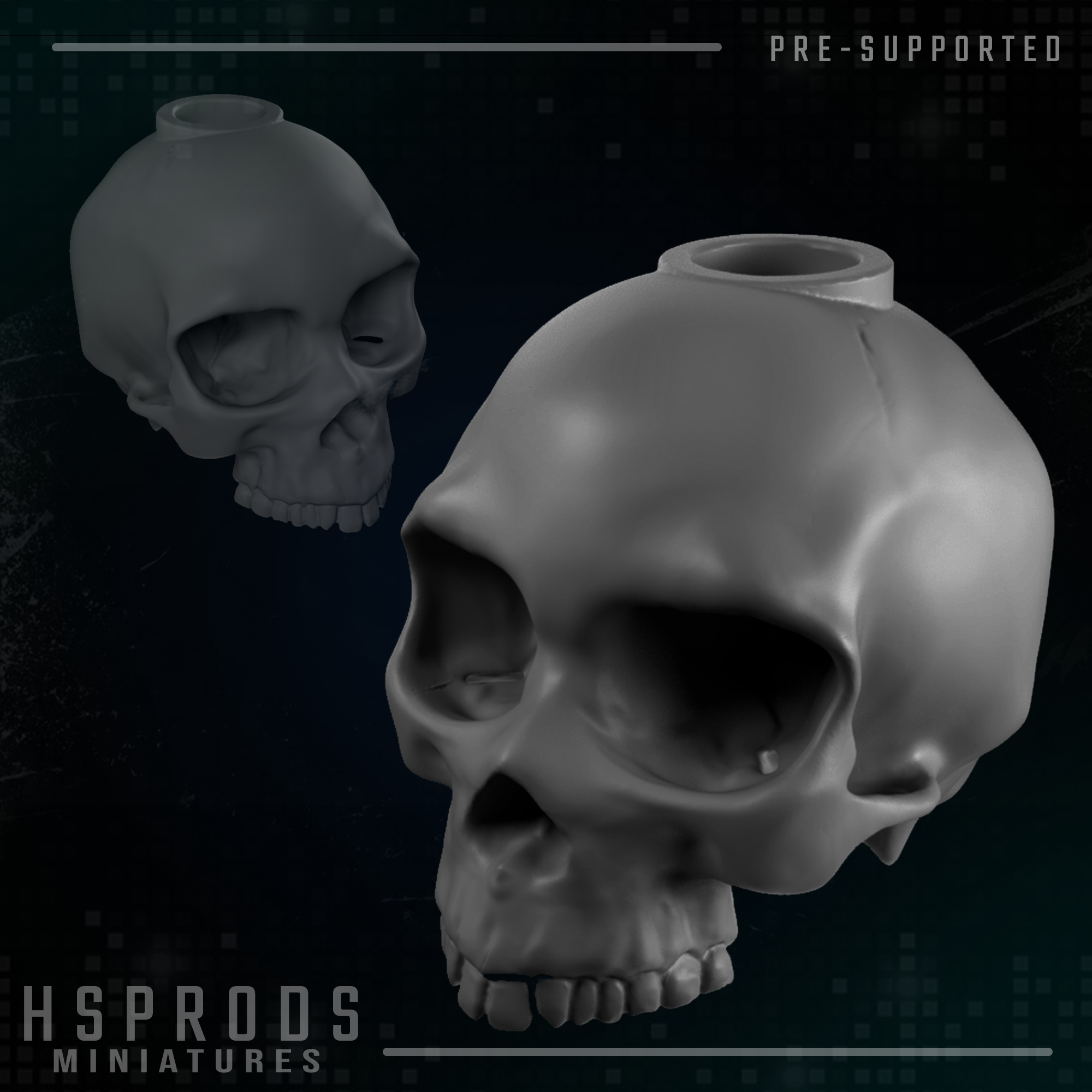 Wacom Pen Holder Skull