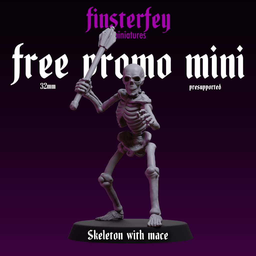 Skeleton with Mace