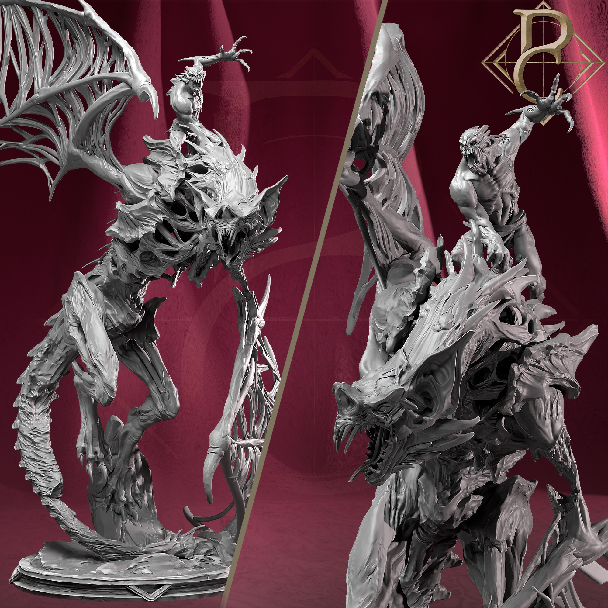 Zombie Dragon + Alternative head + Raider