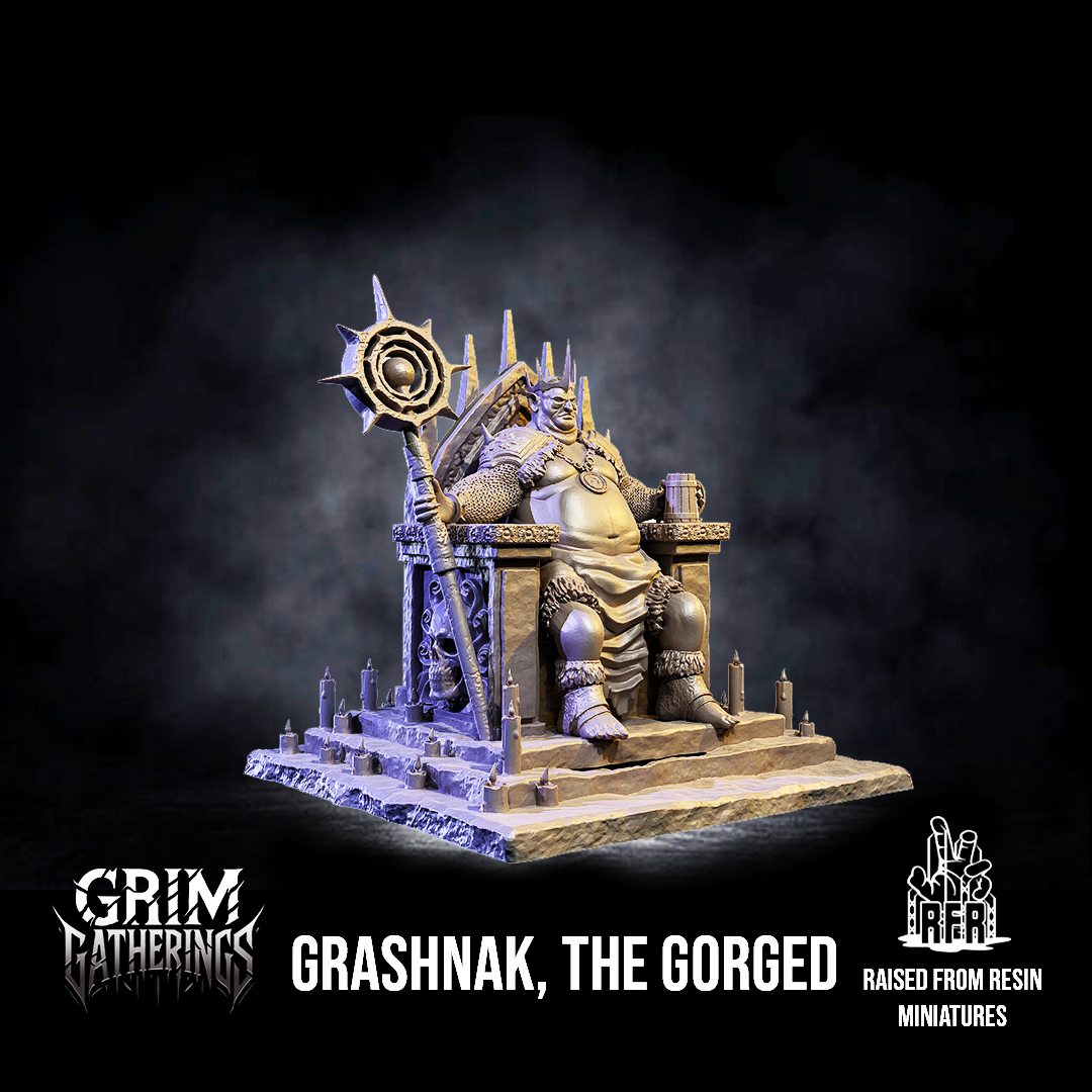 Grashnak, the gorged - Tabletop miniatures (Pre-Supported)