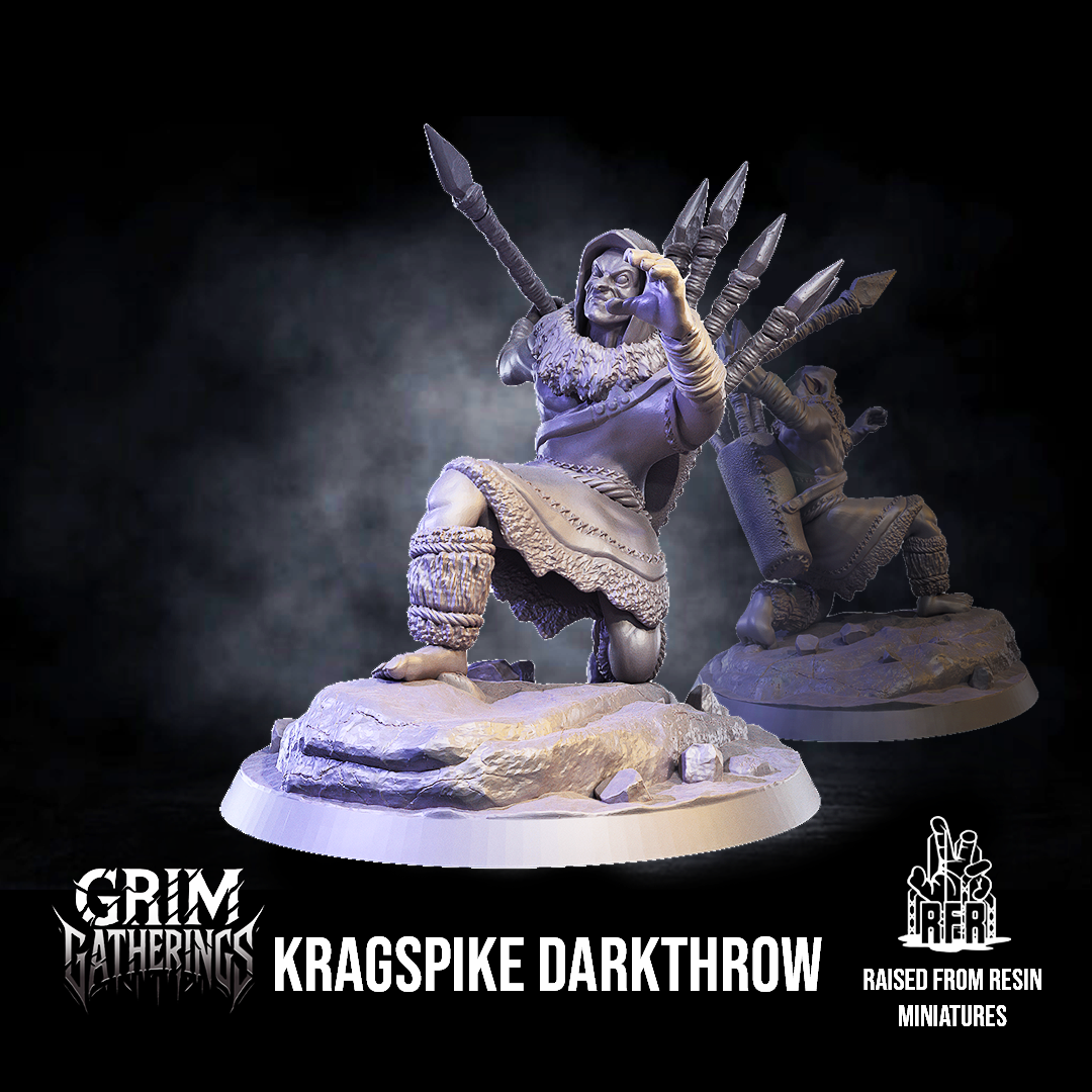 Kragspire darkthrow - Tabletop miniatures (Pre-Supported)