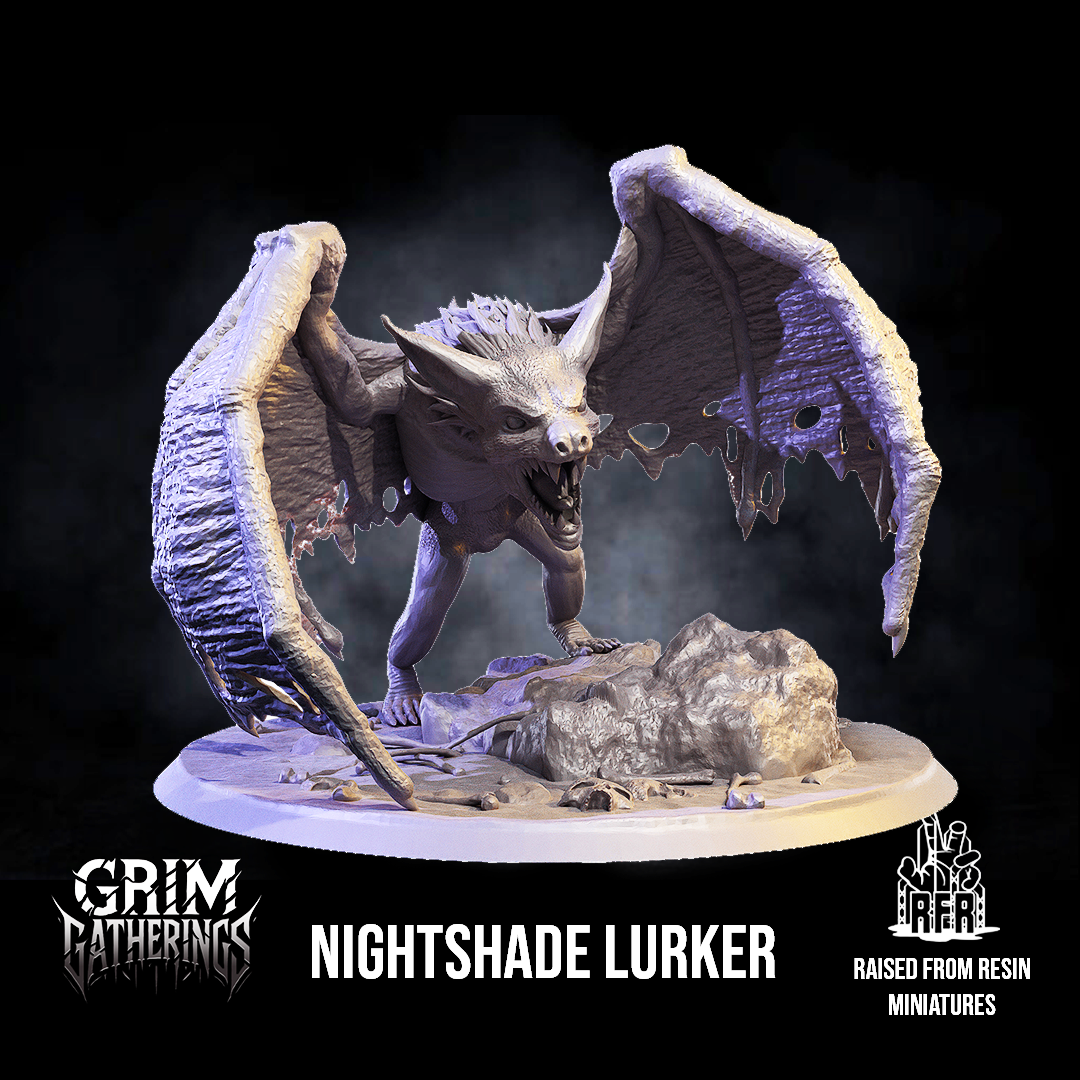 Nightshade Lurker - Tabletop miniatures (Pre-Supported)