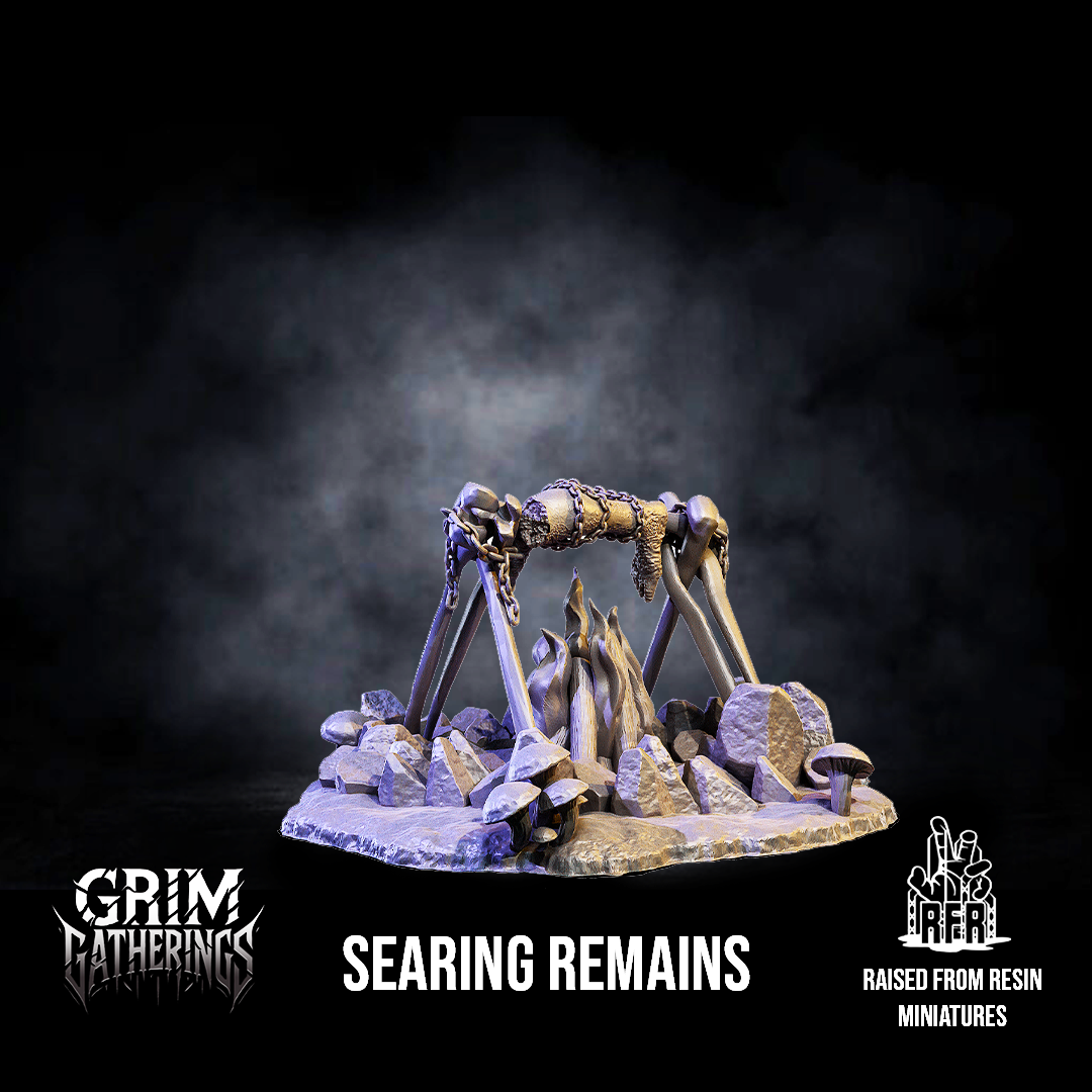 Searing Remains - Tabletop miniatures (Pre-Supported)