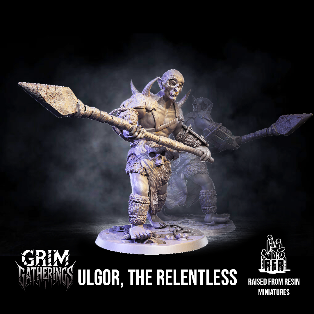 Ulgor, the relentless - Tabletop miniatures (Pre-Supported)