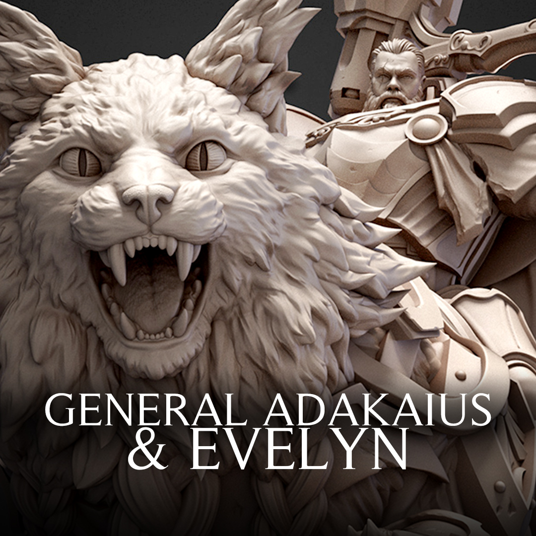 General Adakaius & Evelyn, Dire Cat Mount