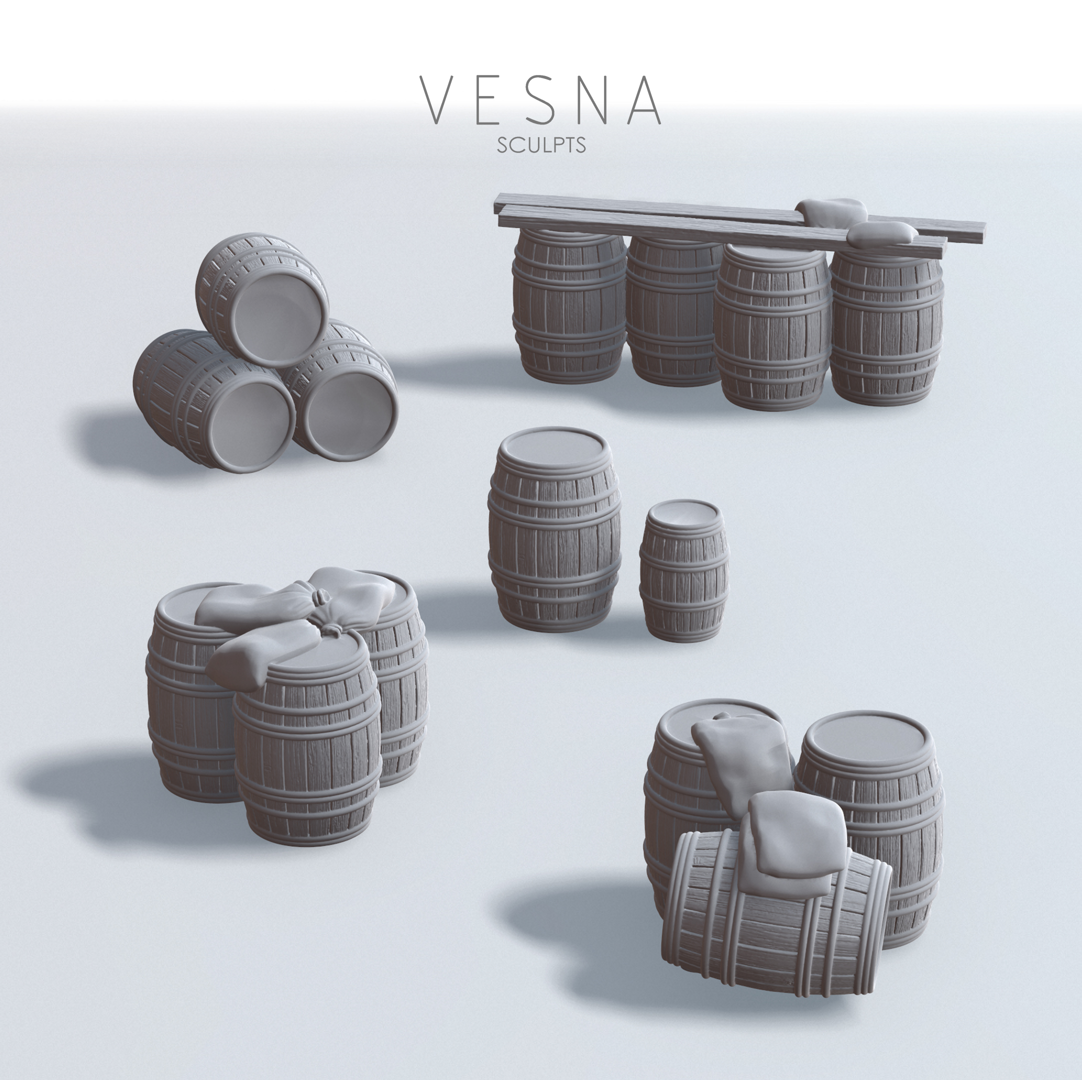 XIX CENTURY BARRELS PACK