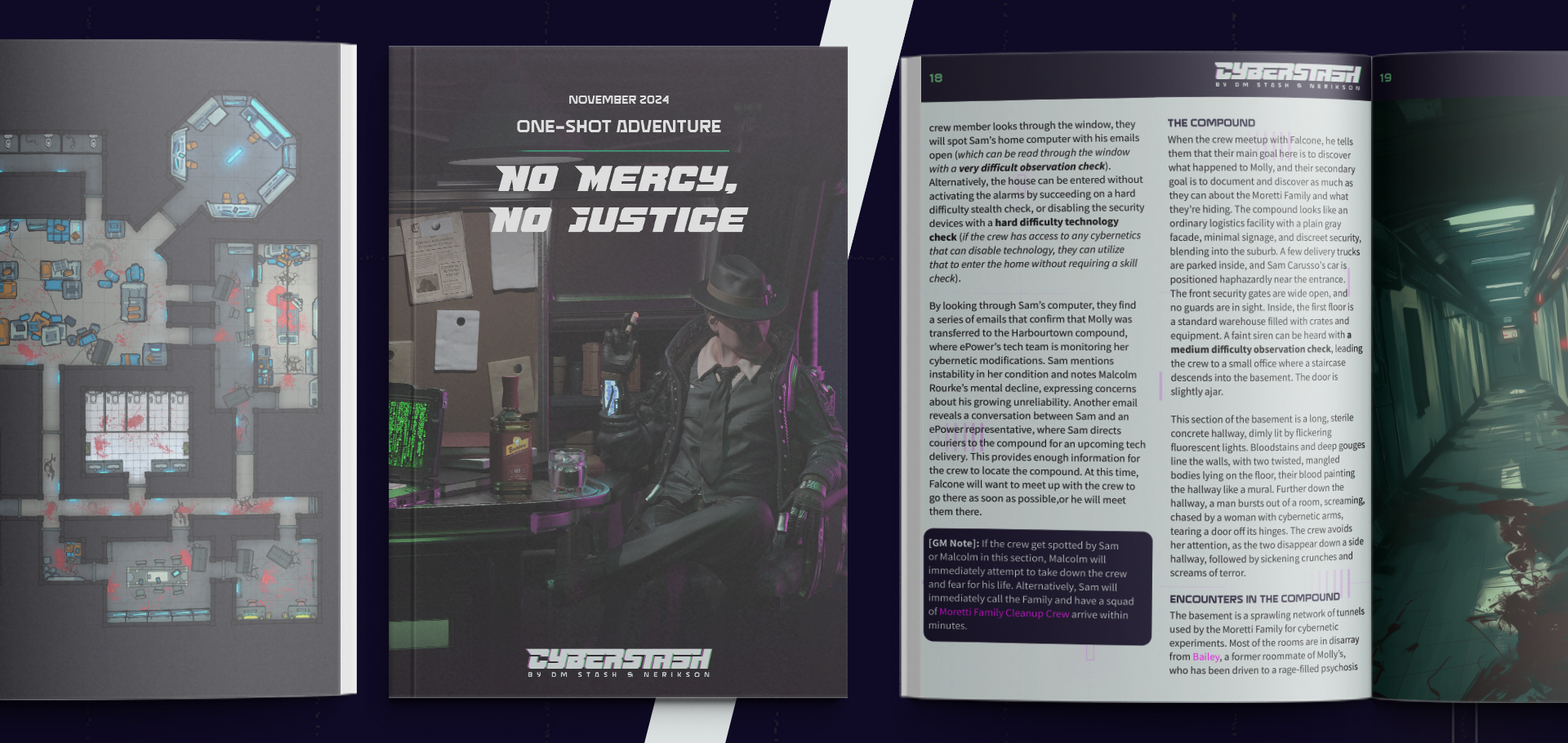 Cyberstash One Shot - No Mercy, No Justice