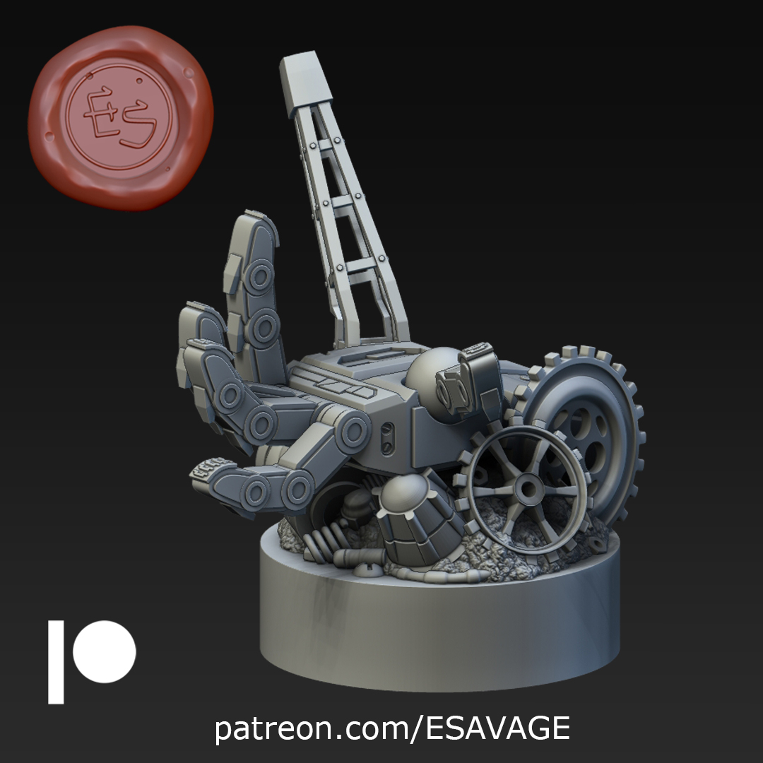 Junkyard Display Base with 25mm Base Insert