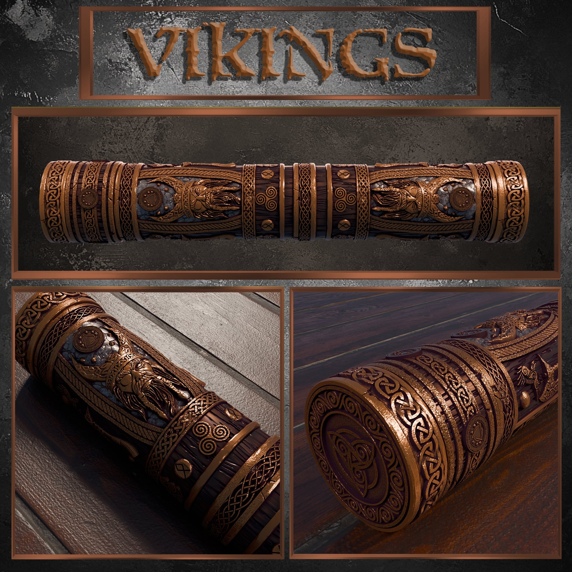 Epic Playmat tubes: Vikings Theme
