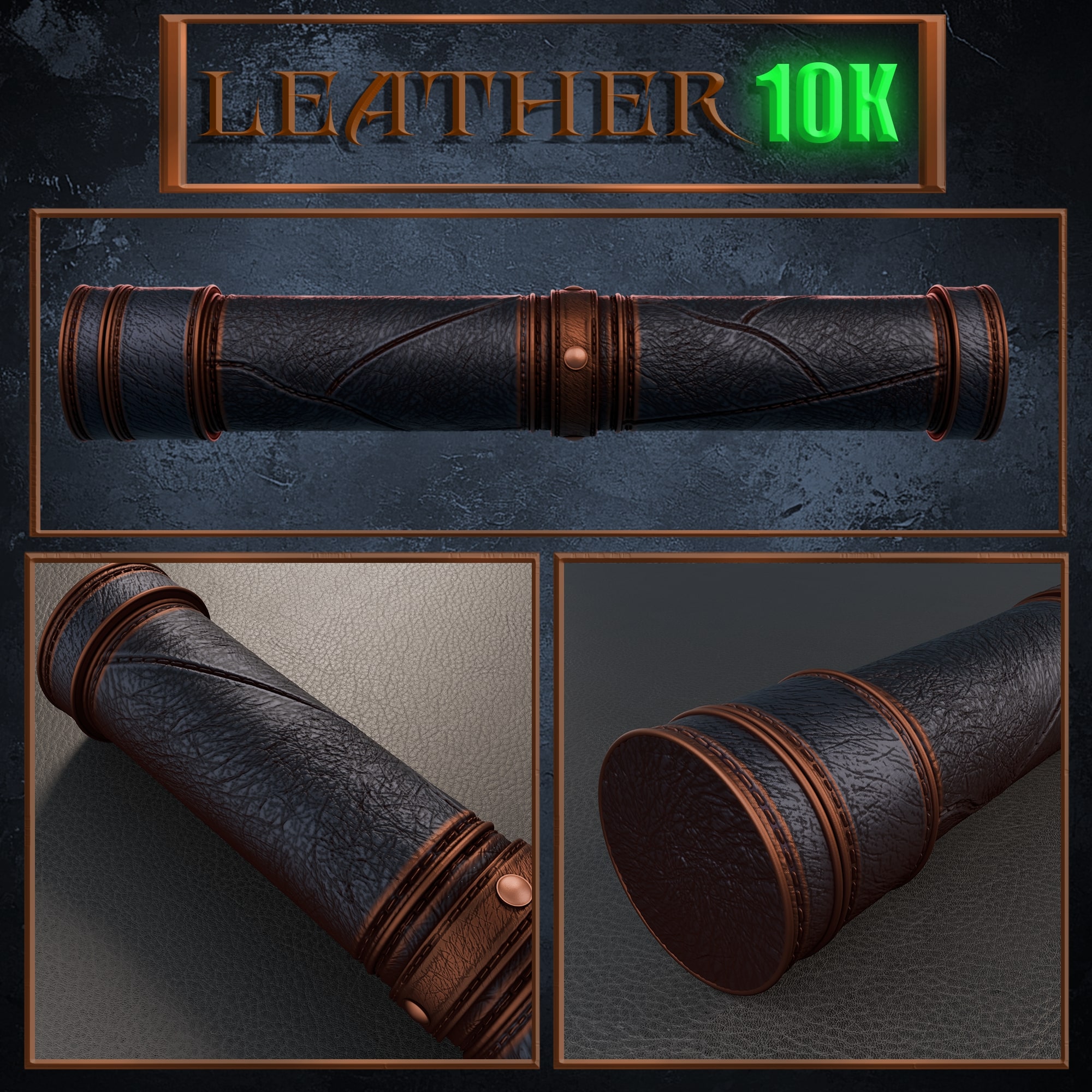 Epic Playmat tubes: Generic Leather Theme