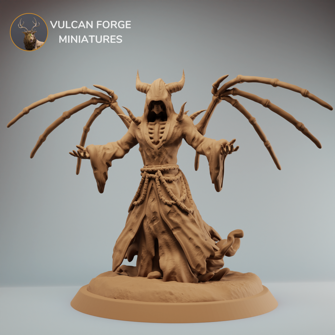 Lich undead skeleton ghost - pre supported
