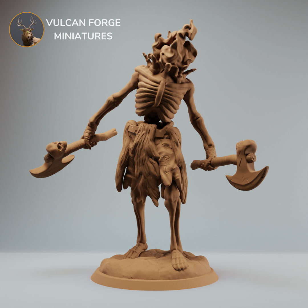Headless skeleton warrior, skeleton berserker - supported