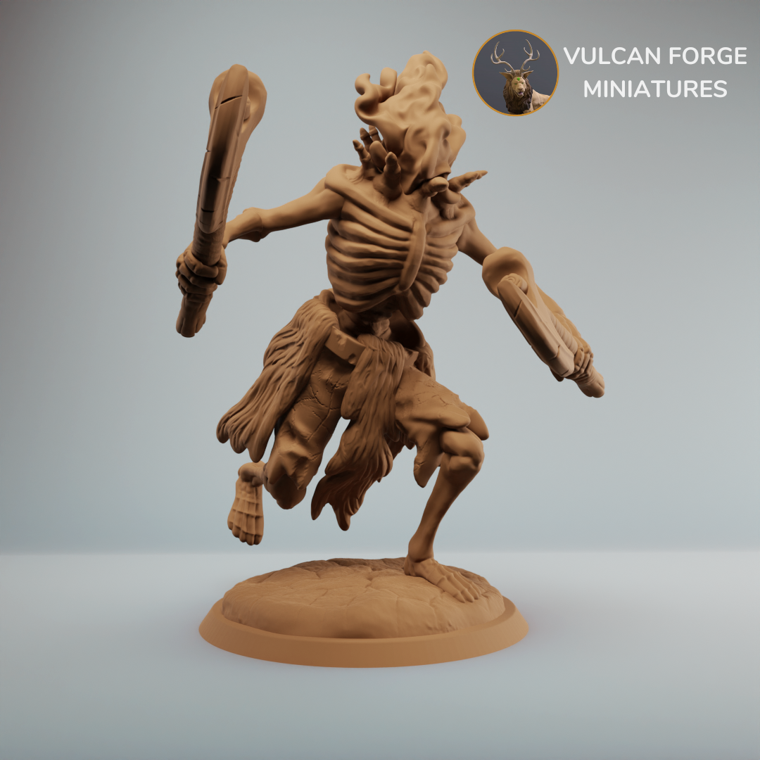 Headless undead skeleton berserker warrior - pre supported