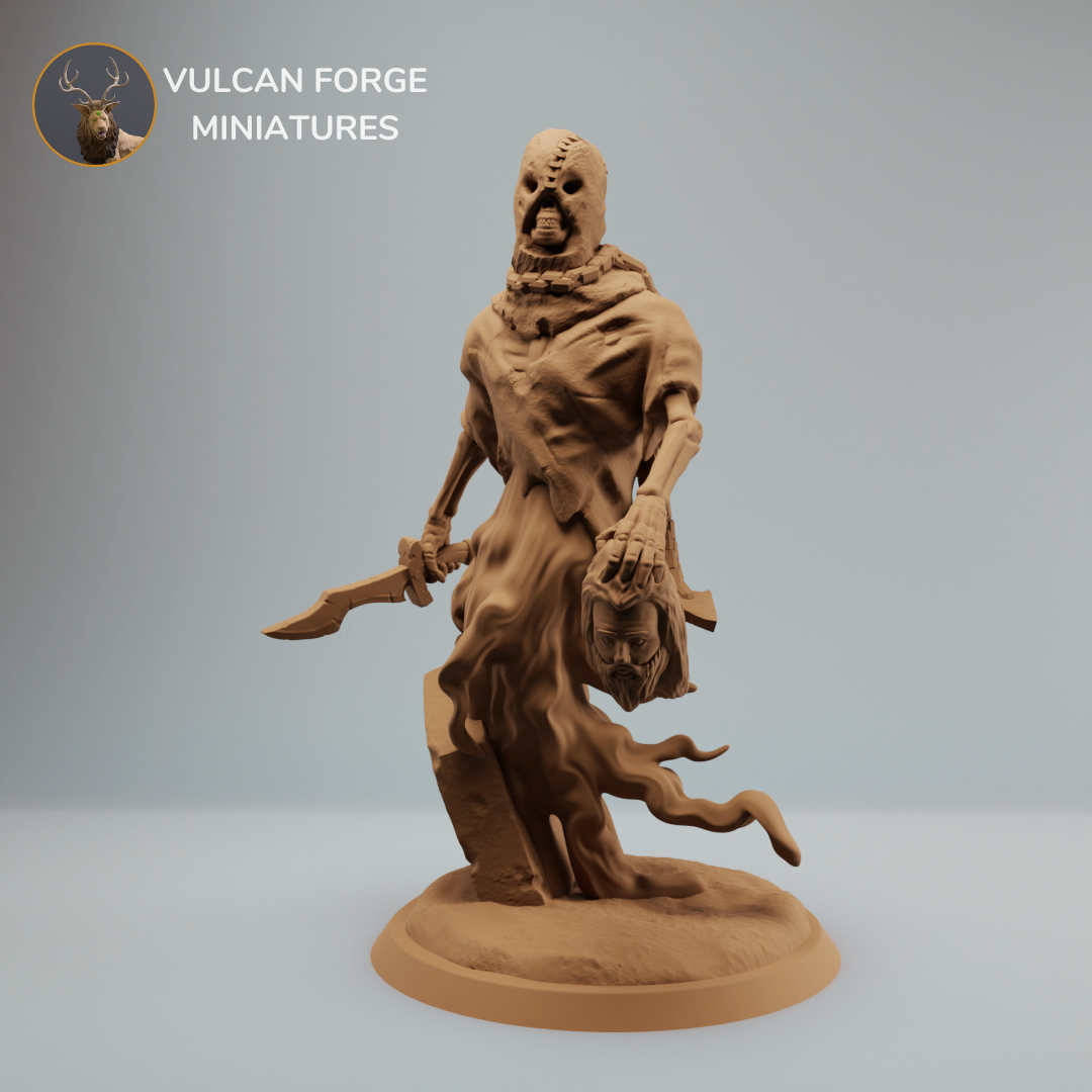 Executioner Geist undead skeleton wraith - pre supported
