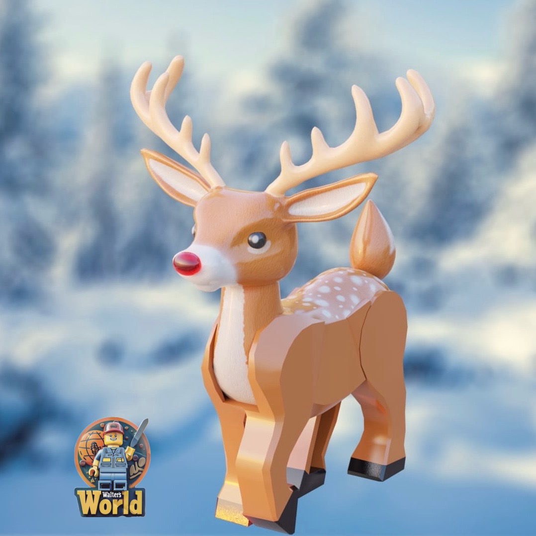 The Radiant Reindeer Brick