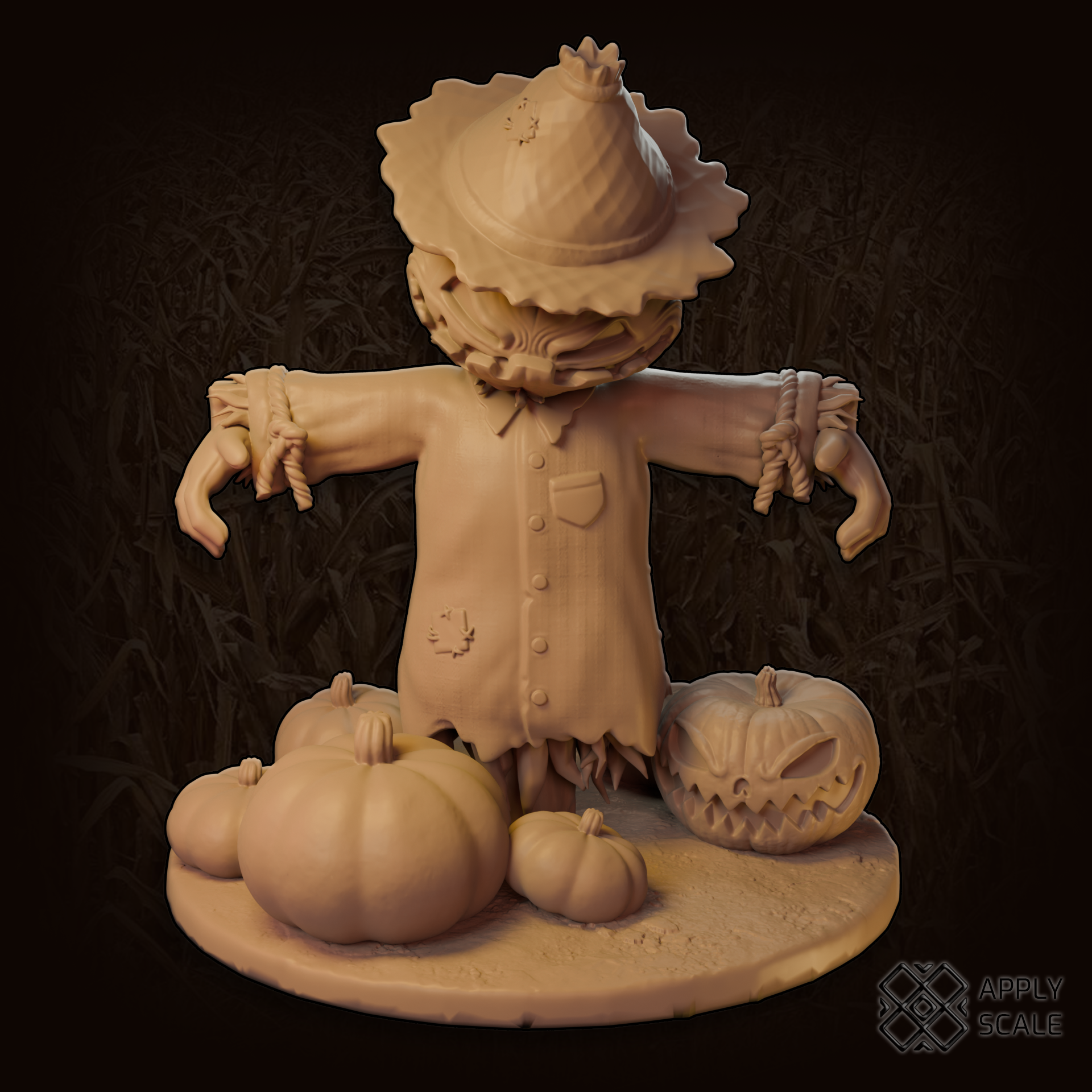 Scarecrow stylized miniature