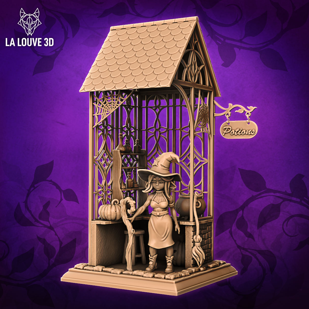 Witch workshop - diorama 75mm