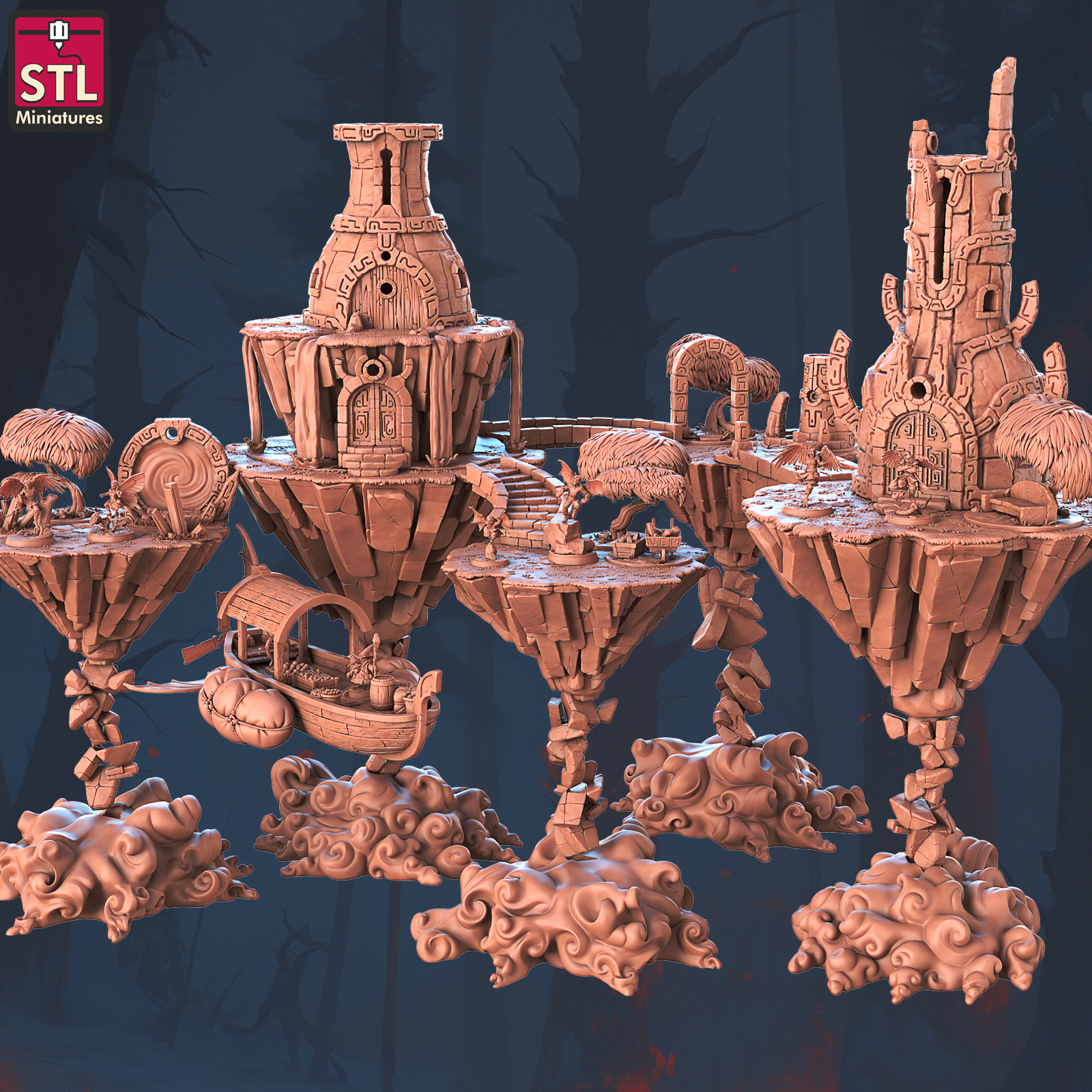 Floating Islands Set