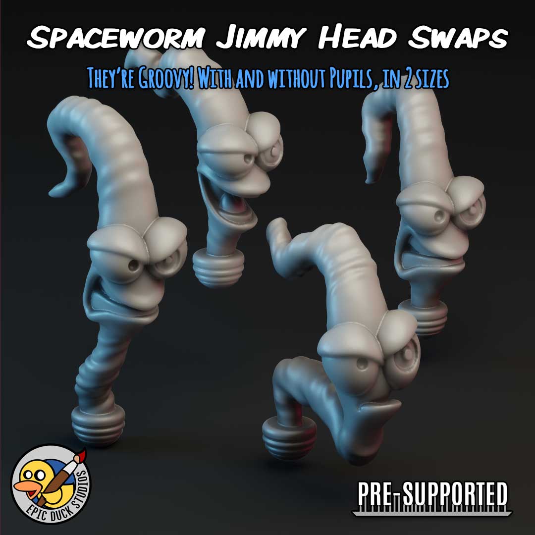 Spaceworm Jimmy Heads for Space Guys