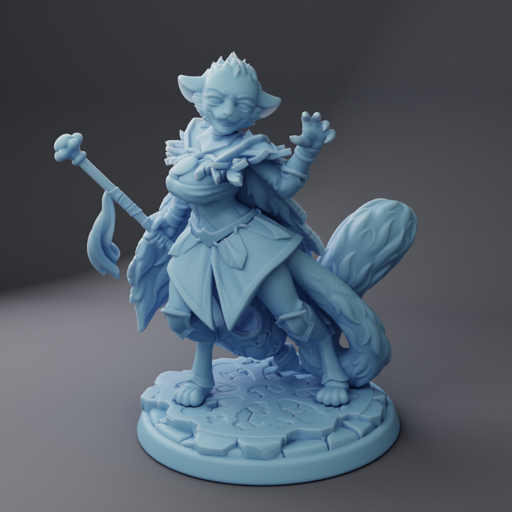 Kizi the Tabaxi Cleric ( Tabaxi Sorcerer / Katari Warlock / Cat Feline Mage / Wizard / Druid )